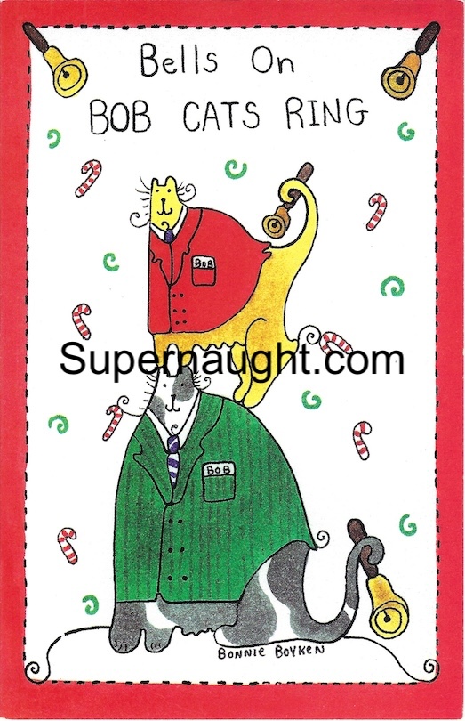 Patrick Baxter Christmas Card and Envelope Set Both Signed image 2
