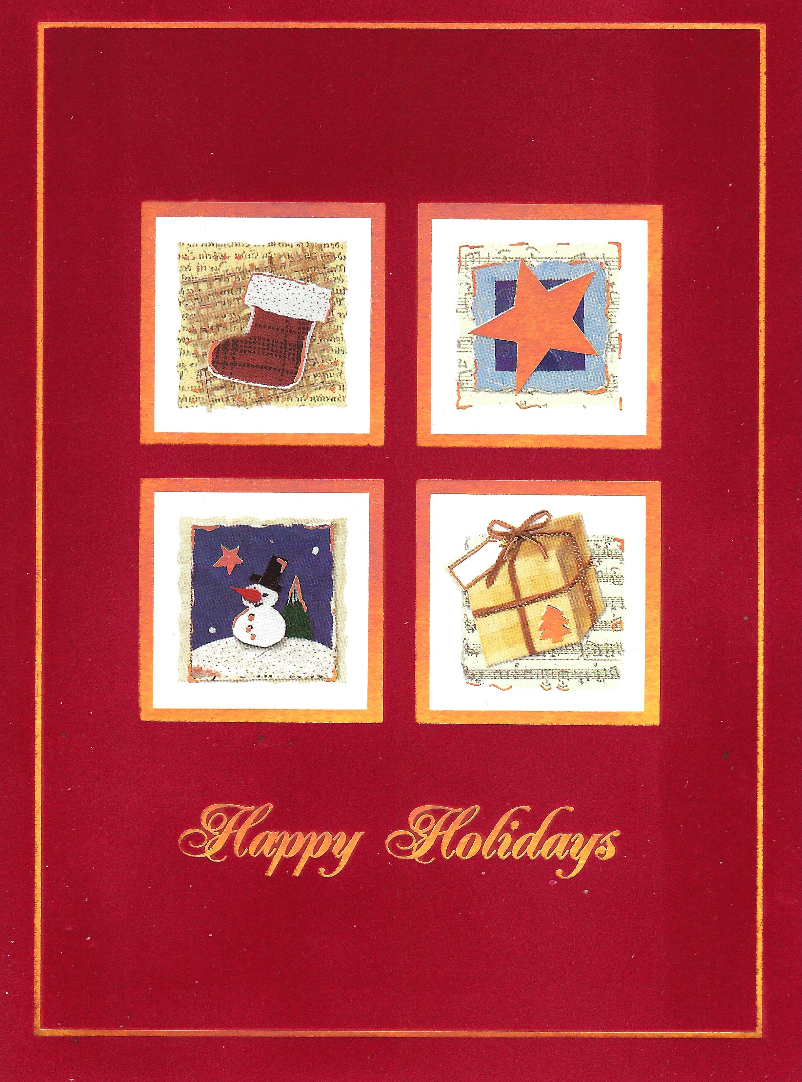 Patrick Gordon Christmas Card And Envelope Set Both Signed image 3