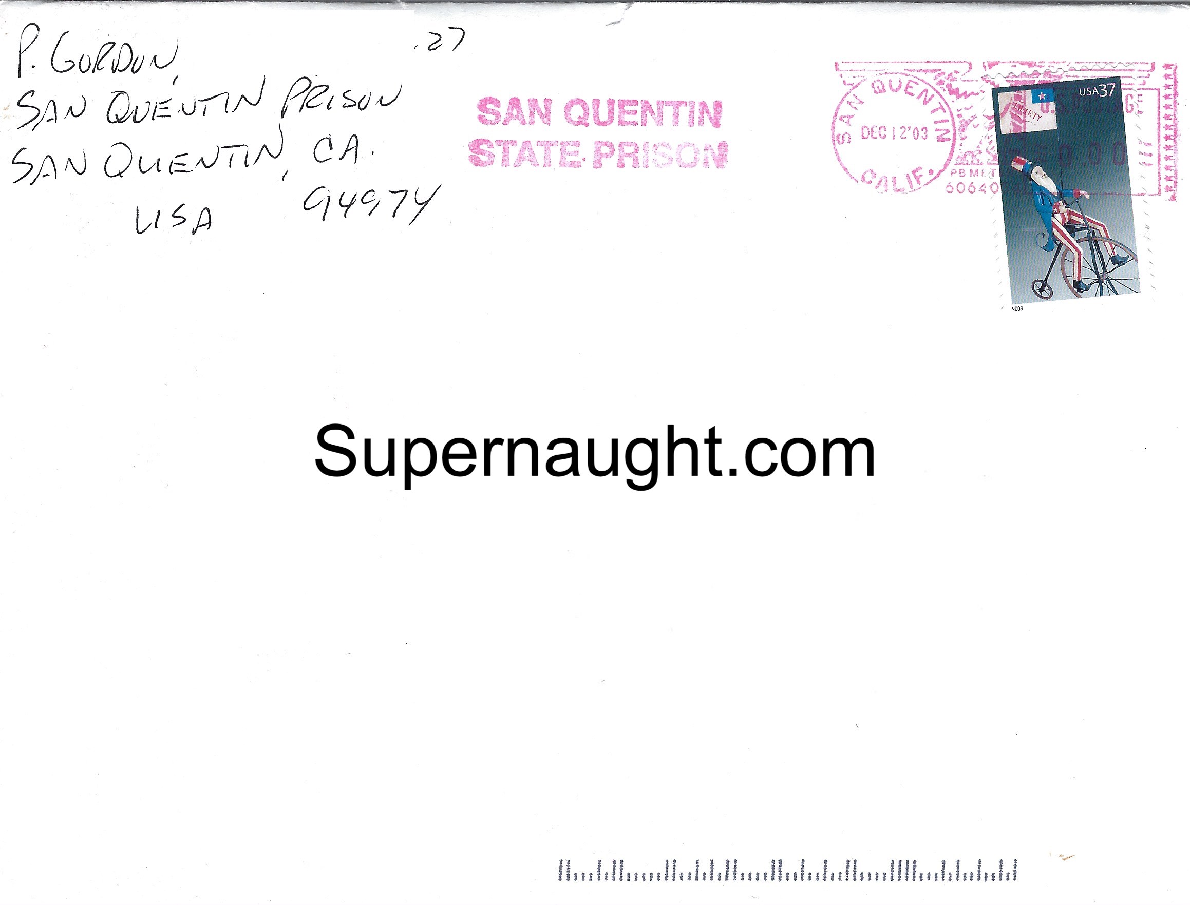 Patrick Gordon Christmas Card And Envelope Set Both Signed image 2