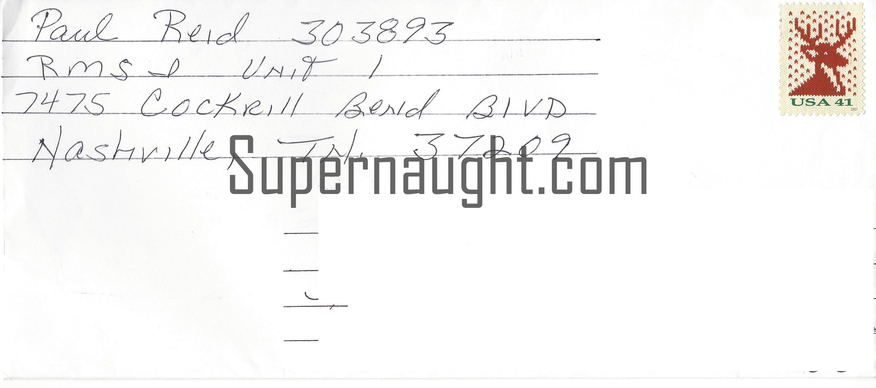 Paul Reid Letter Envelope Set Both Signed image 3