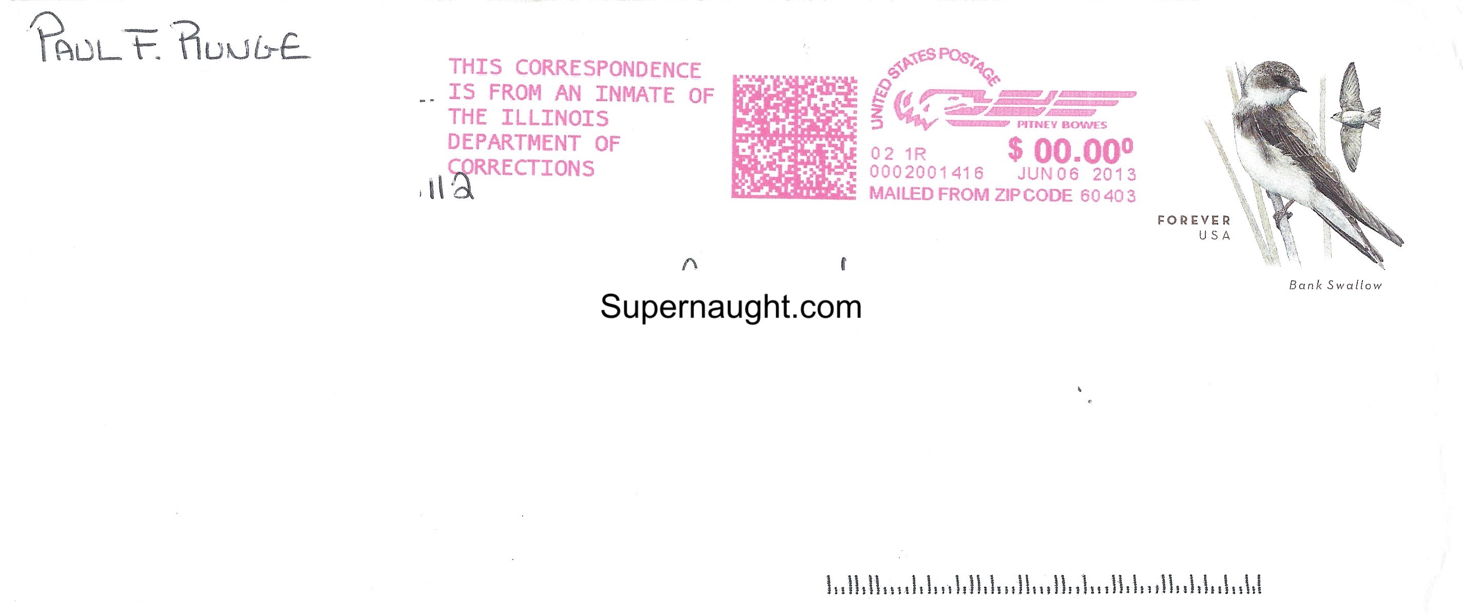 Paul Runge Letter Photo and Envelope Set ALL Signed image 4