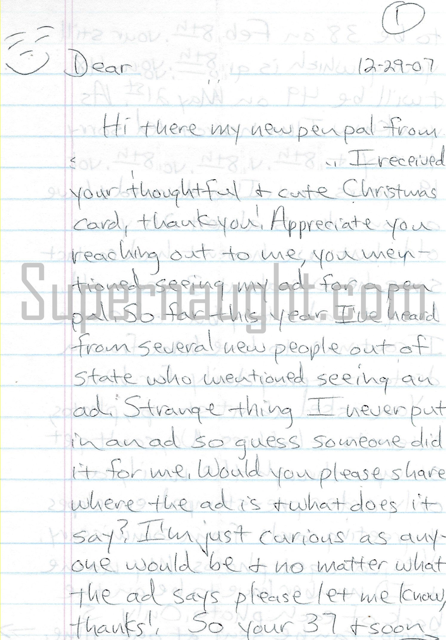 Paula Sims Letter and Envelope Set Both Signed image 2