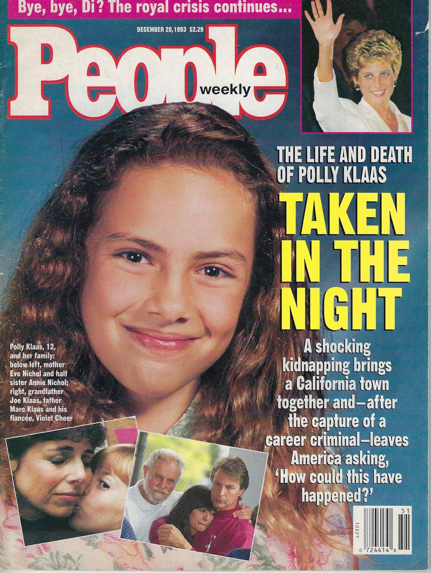 People Magazine Weekly December 1993 Polly Klaas Richard Allen Davis