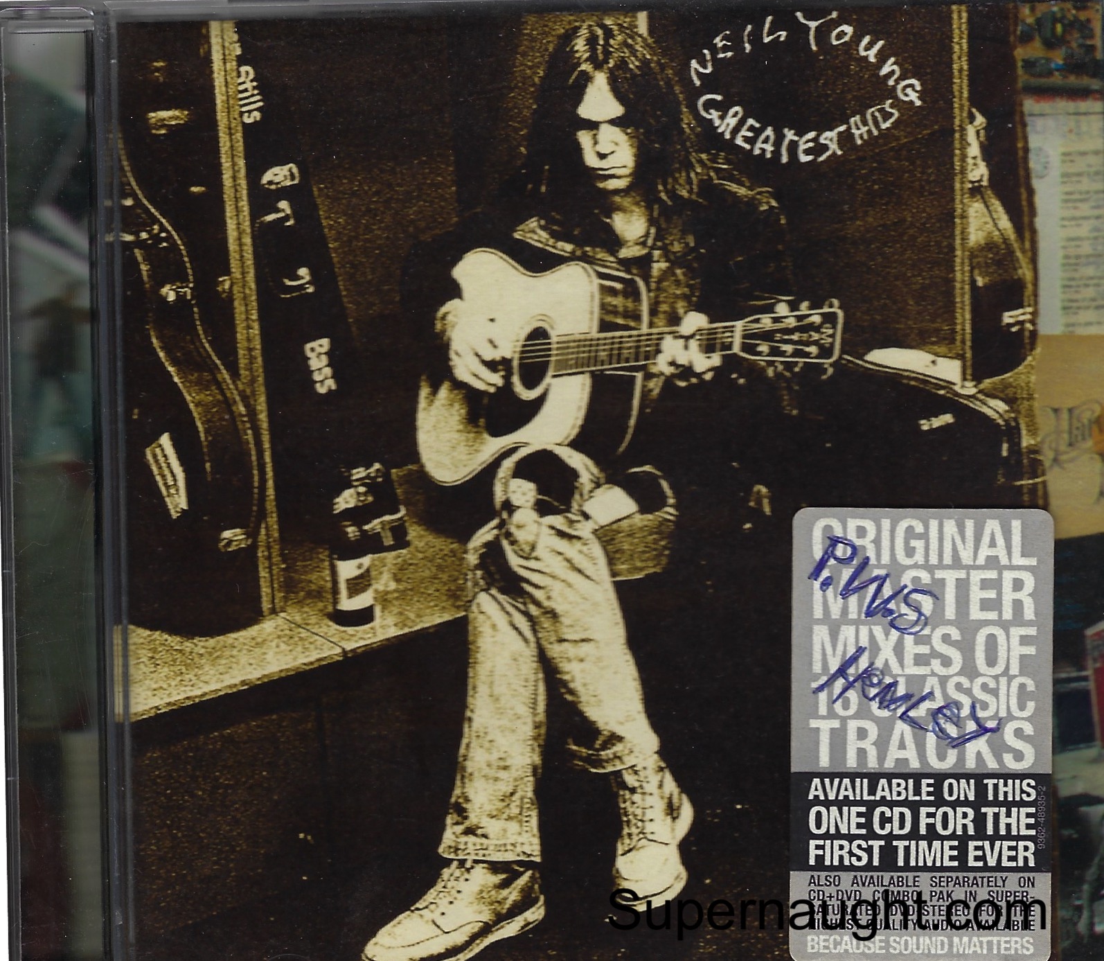 Peter Sutcliffe Neil Young Greatest Hits CD Signed