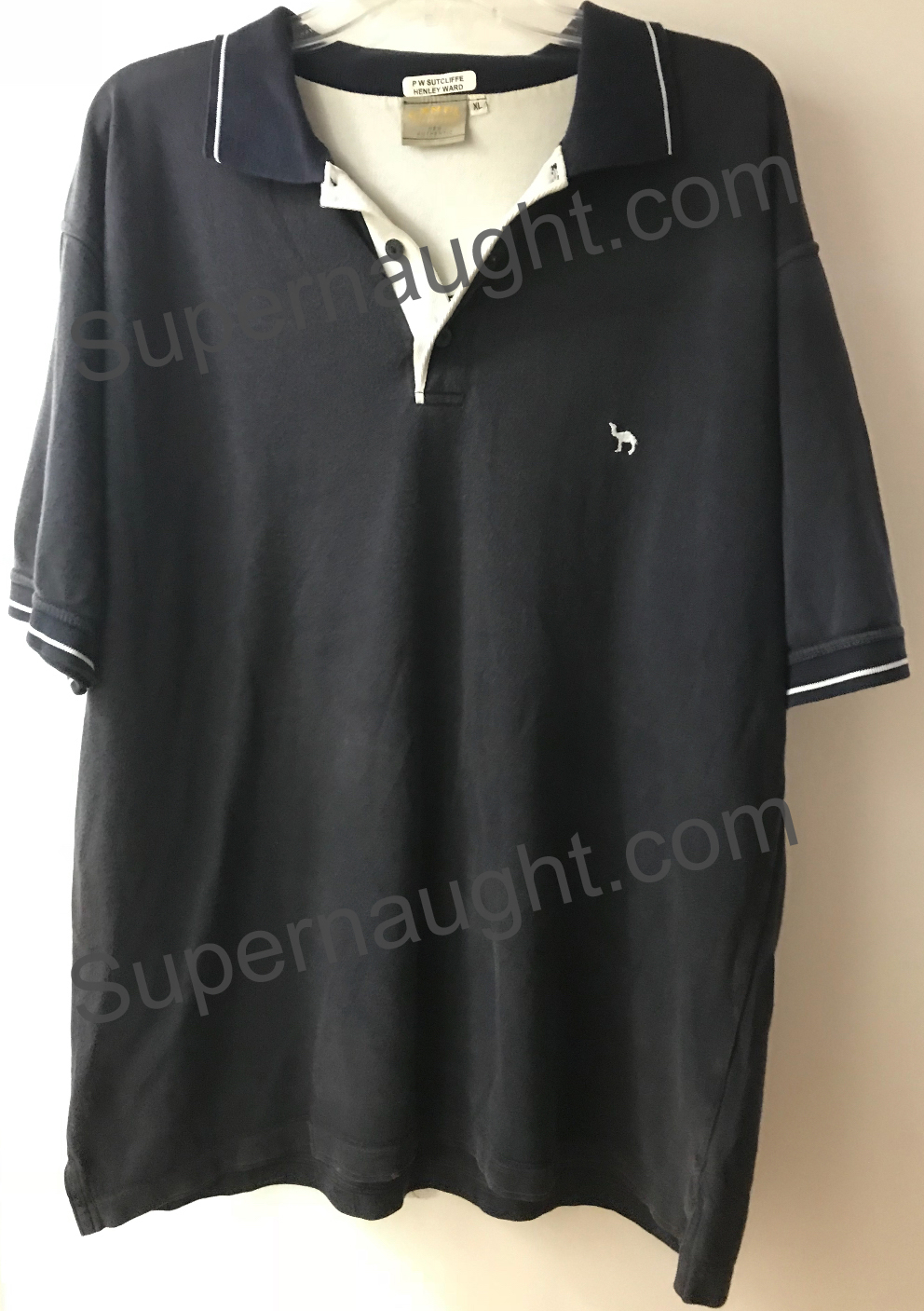 Peter Sutcliffe Prison Shirt with Tag on Collar