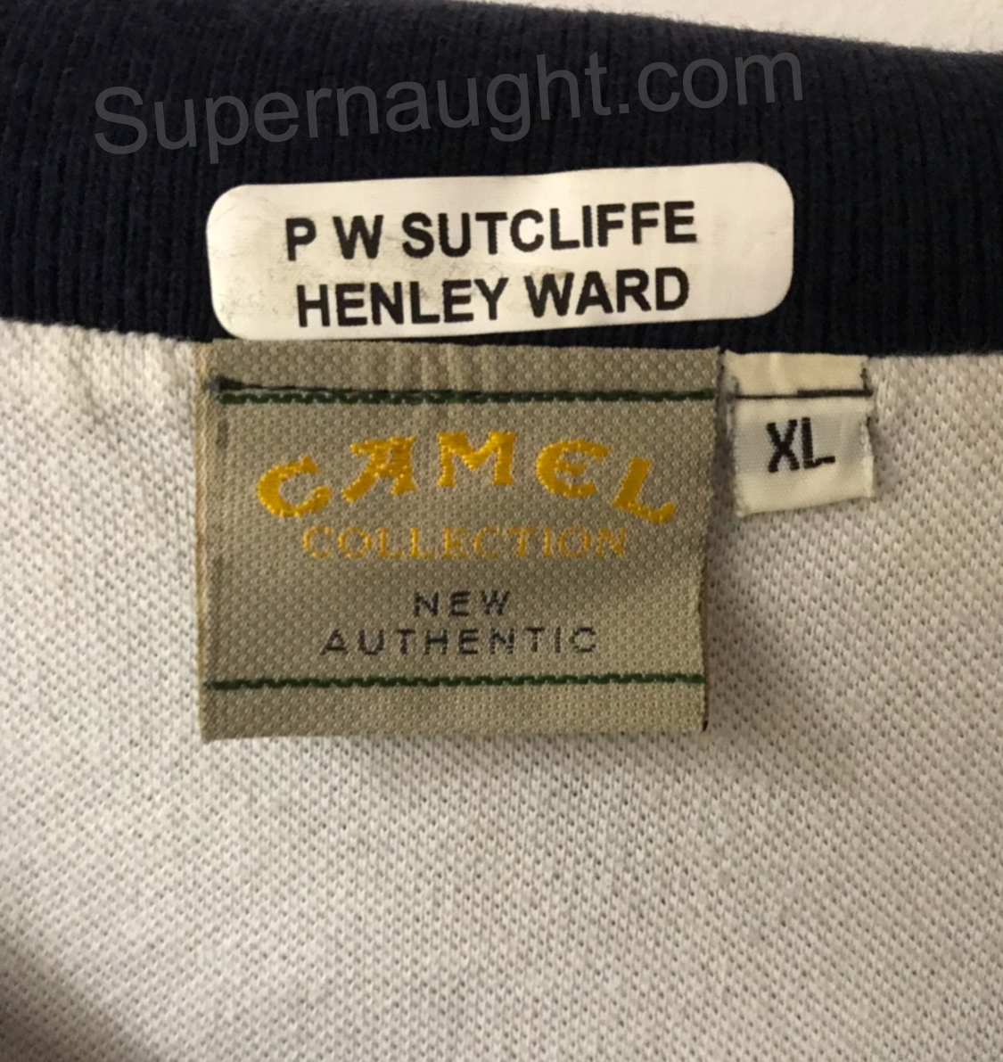 Peter Sutcliffe Prison Shirt with Tag on Collar image 3