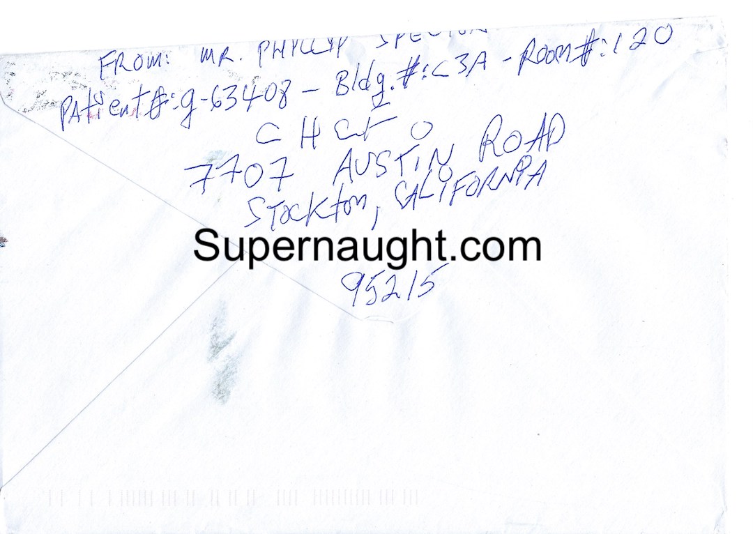 Phil Spector Card and Envelope Set Both Signed image 3