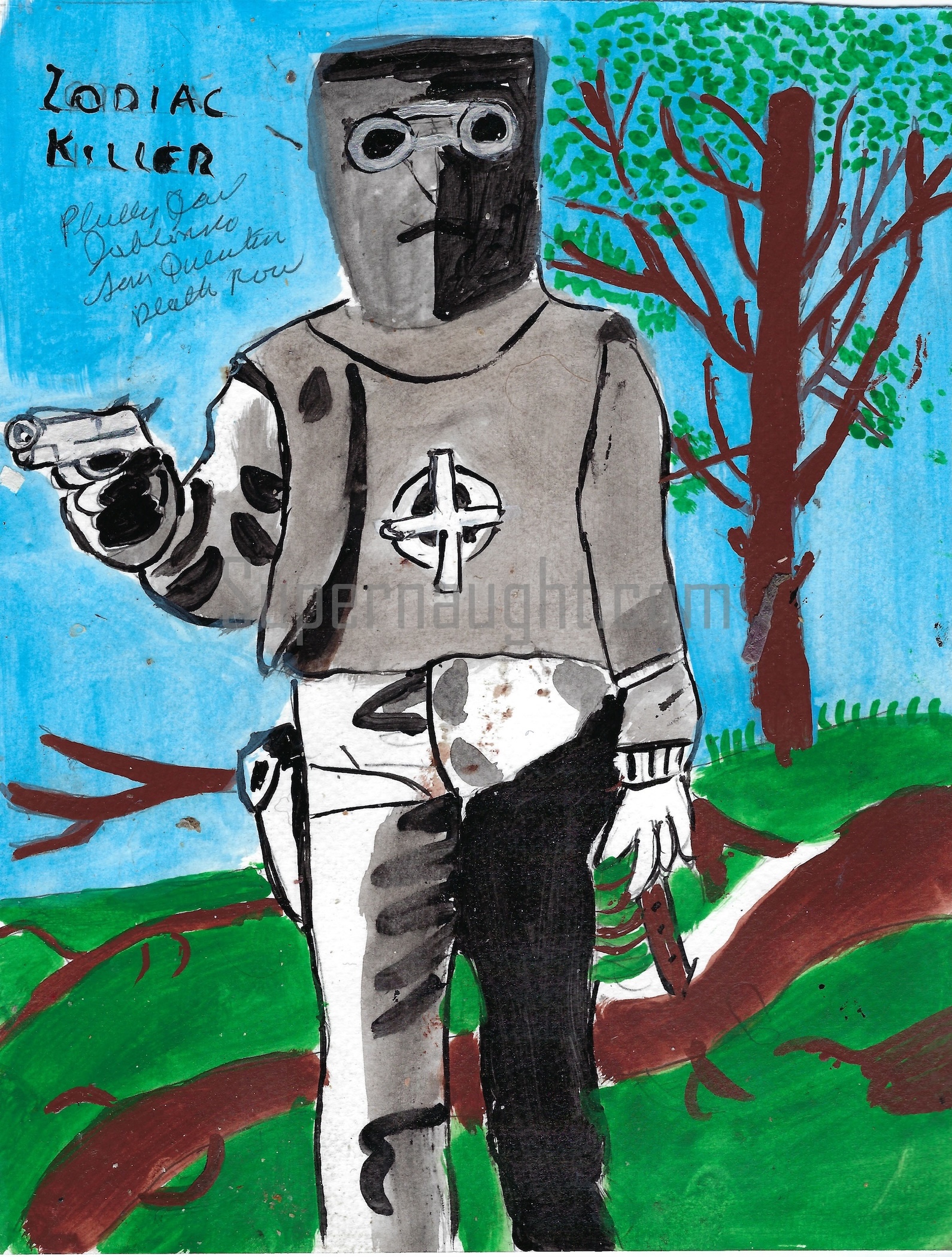 Phillip Carl Jablonski Zodiac Killer Painting Signed