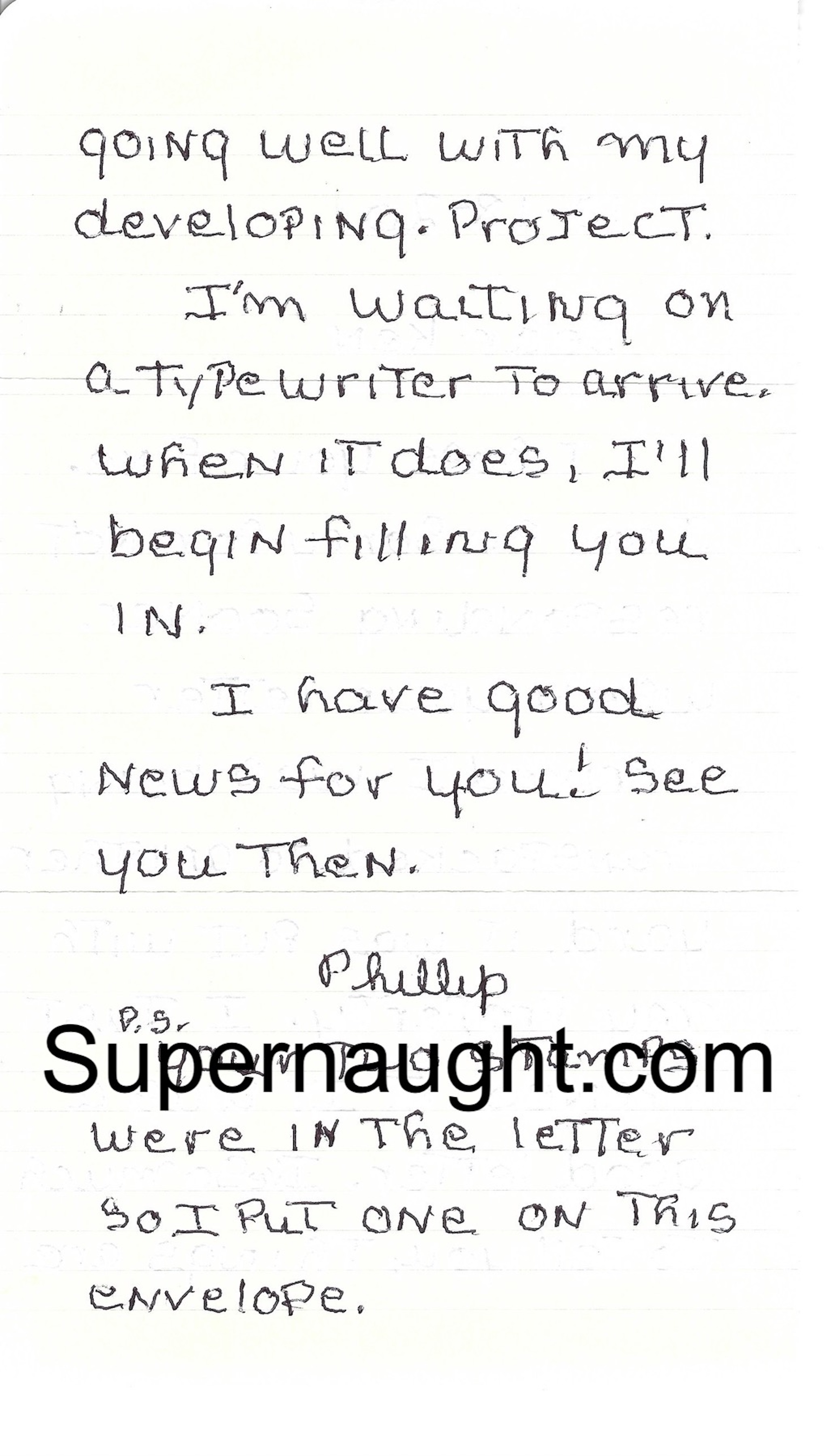 Phillip Garrido Letter and Envelope Set Both Signed image 2