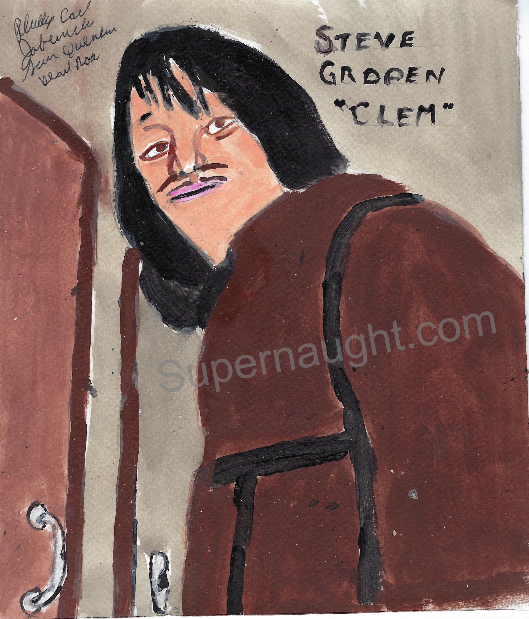 Phillip Jablonski Clem Steve Grogan Manson Family Painting Signed