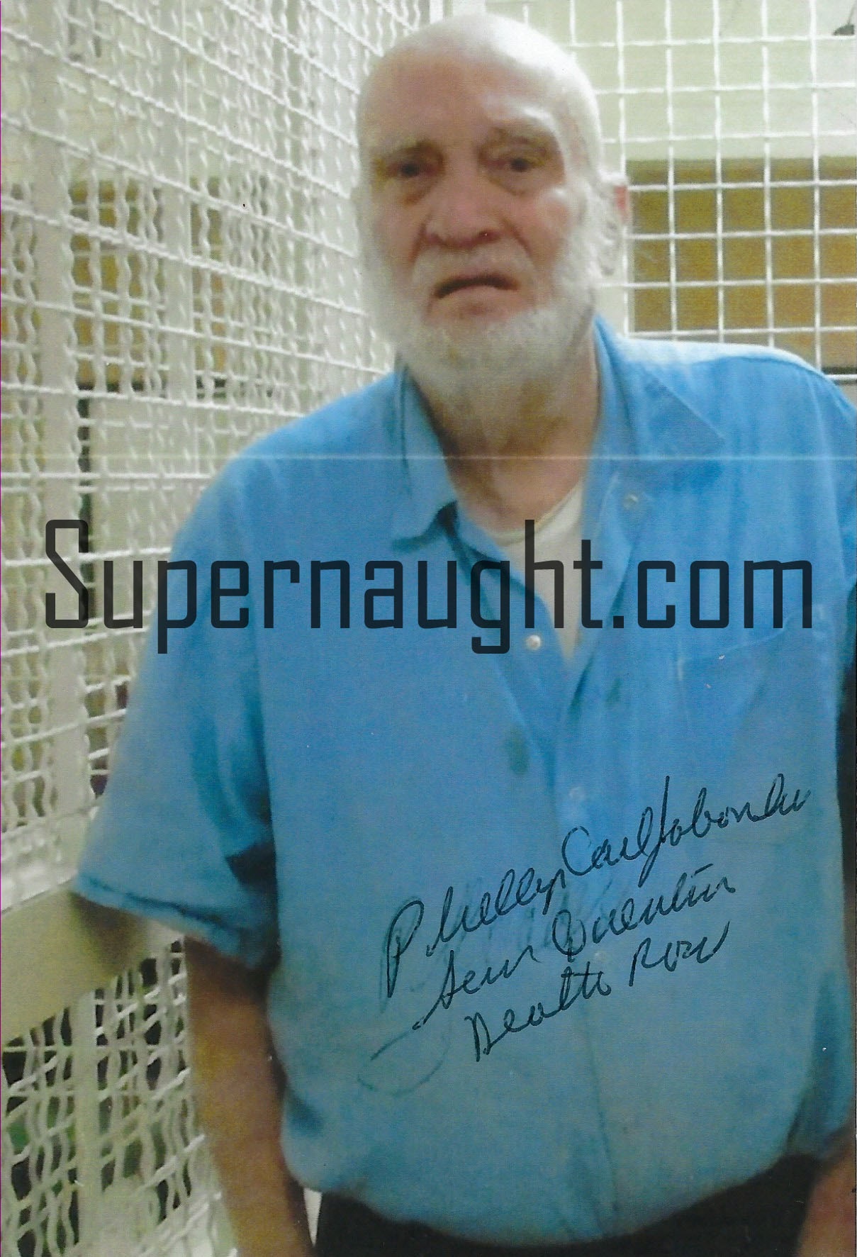 Phillip Jablonski Death Row Photo Signed in Full