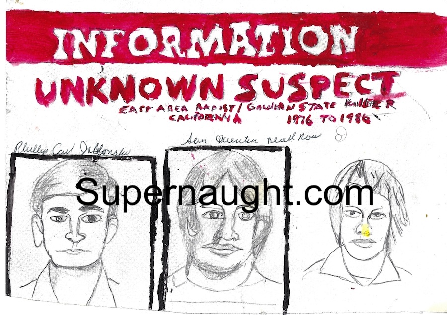 Phillip Jablonski East Area Rapist Painting Signed