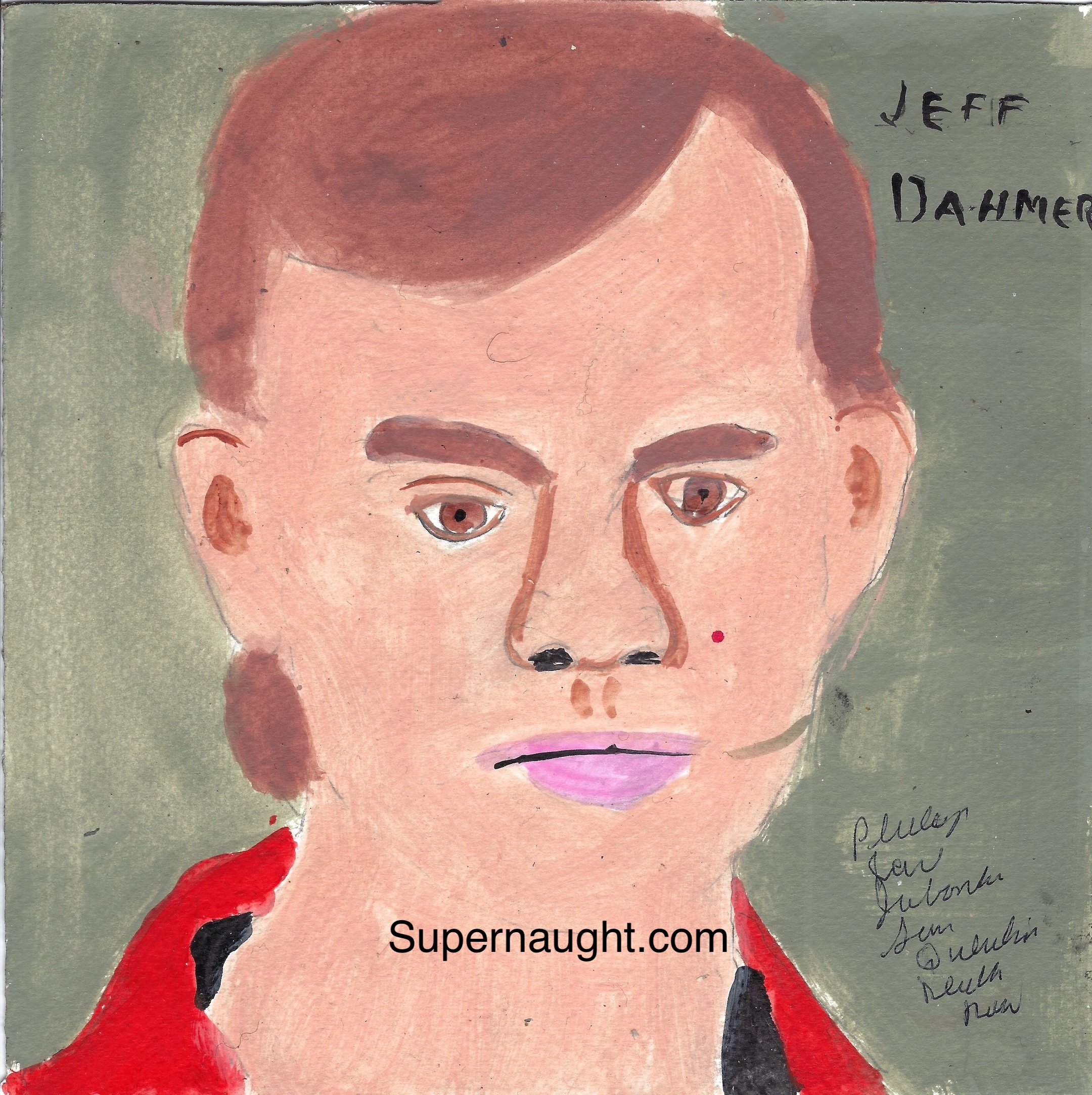 Phillip Jablonski Jeffrey Dahmer Artwork Signed