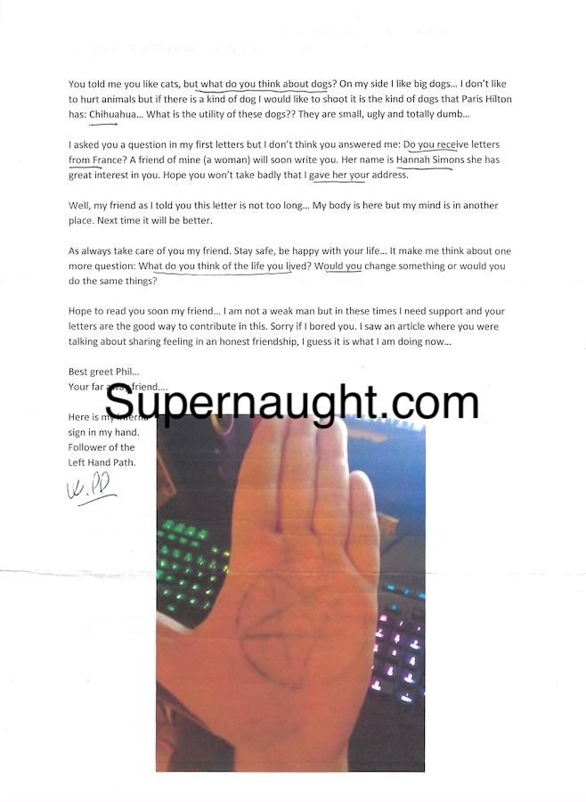 Phillip Jablonski Letter sent to Jablonski Signed by Both image 2