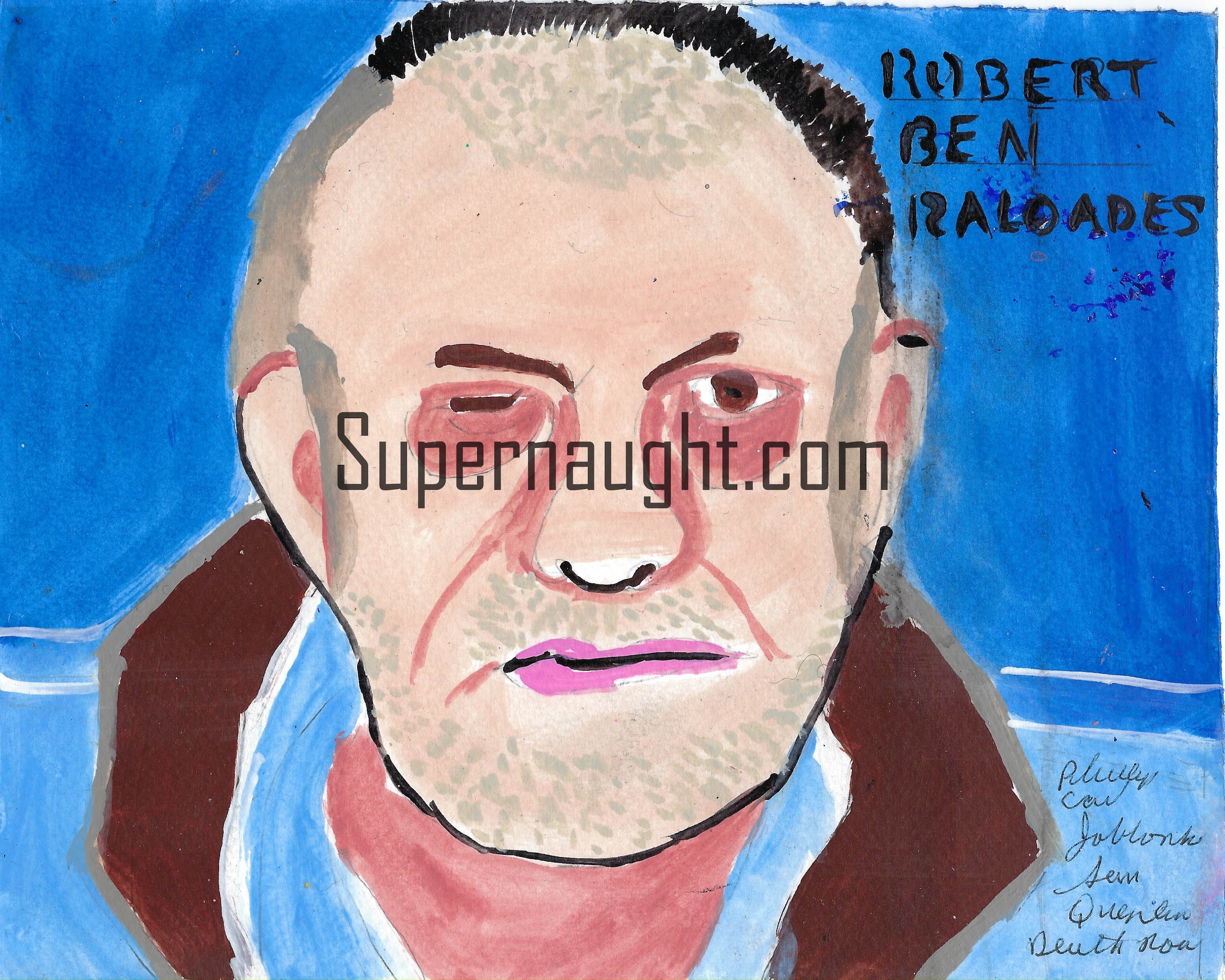 Phillip Jablonski Robert Benjamin Rhoades Painting Signed Twice