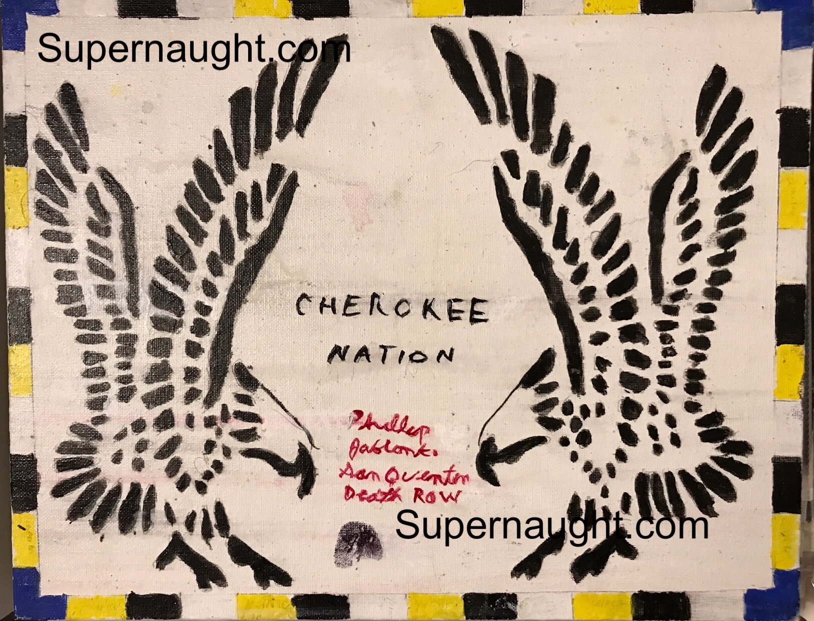 Phillip Jablonski Signed Cherokee Nation Painting