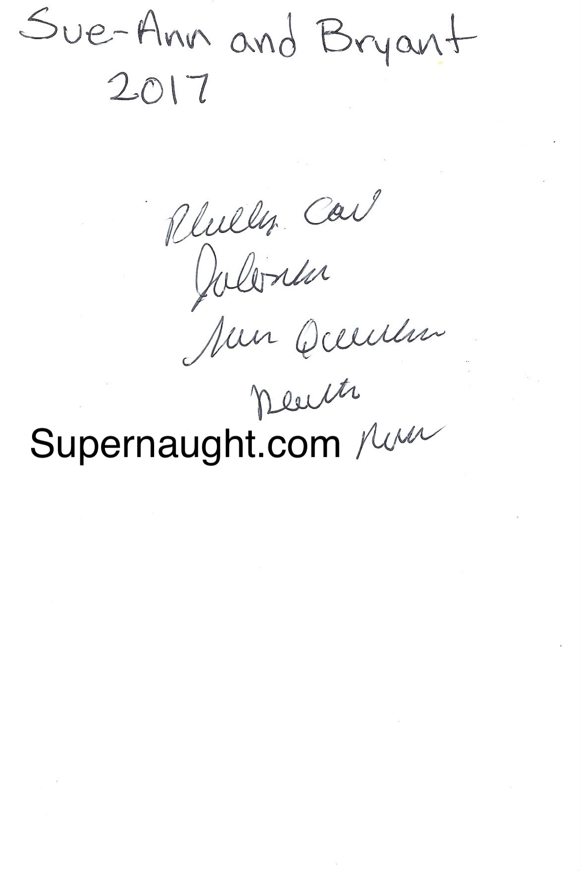 Phillip Jablonski Signed Pen Pal Photo