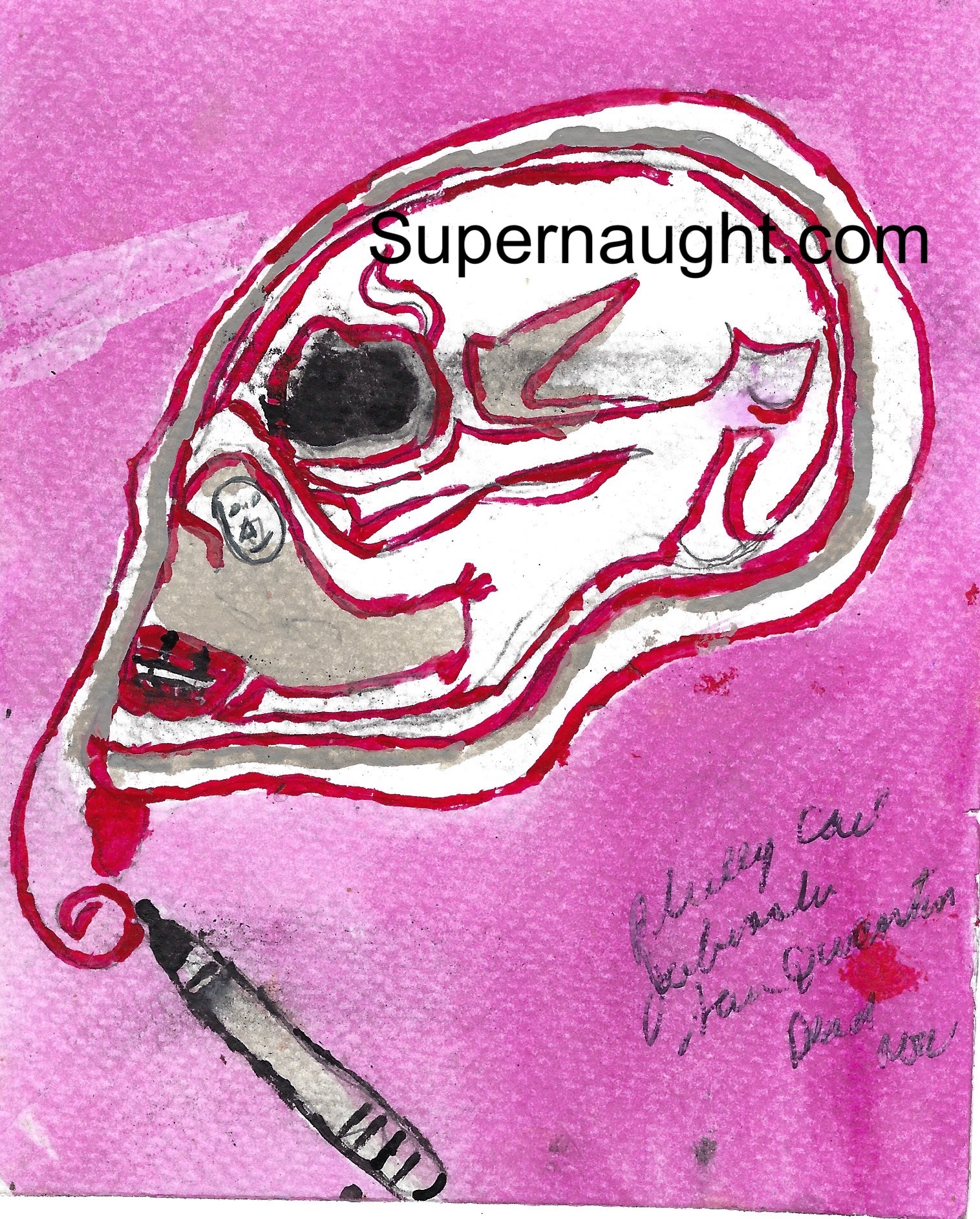 Phillip Jablonski Sugar Skull Artwork Signed