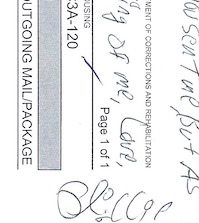 Phil Spector Signed Prison Notification of Disapproval