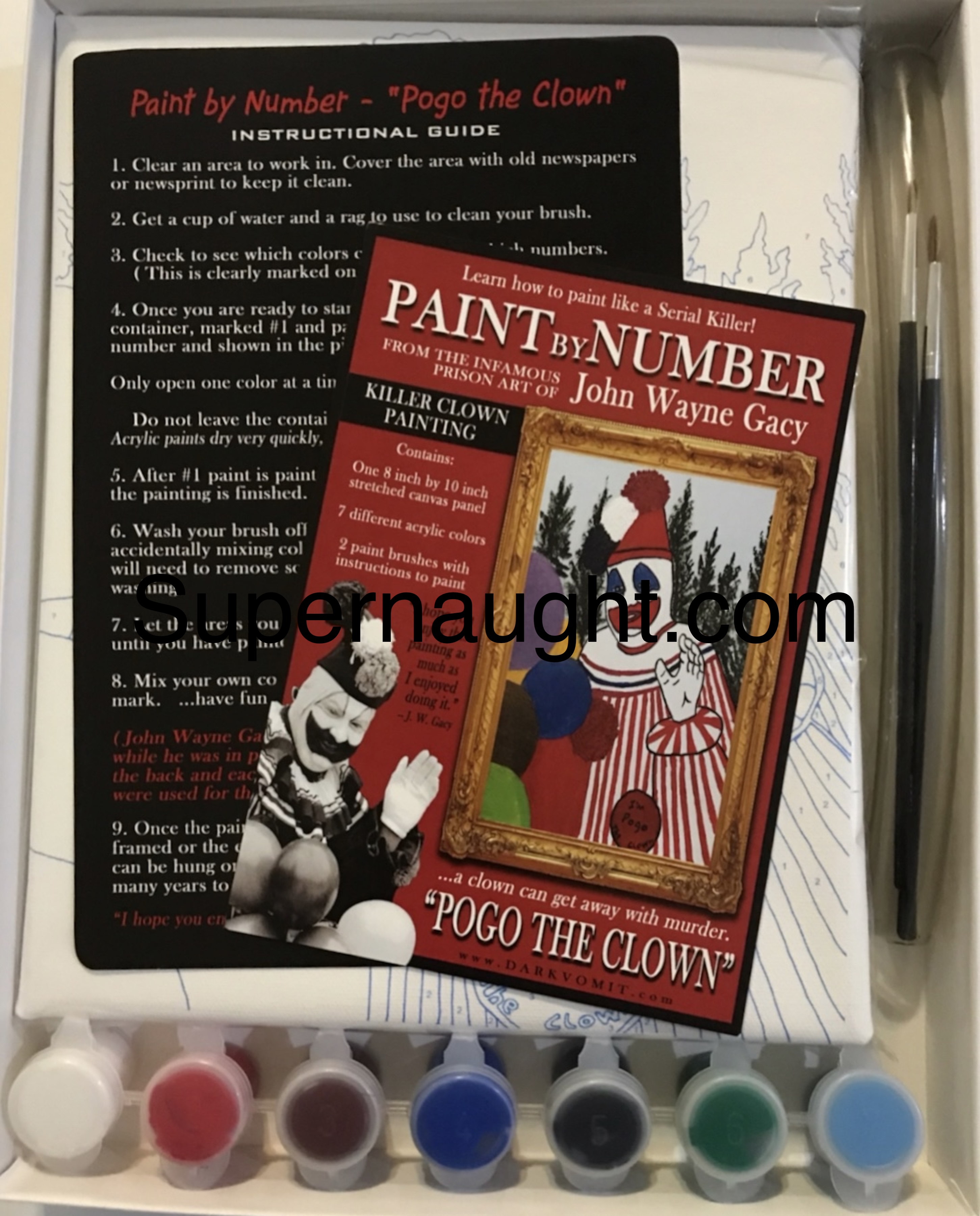 Pogo the Clown John Wayne Gacy Paint By Numbers image 2