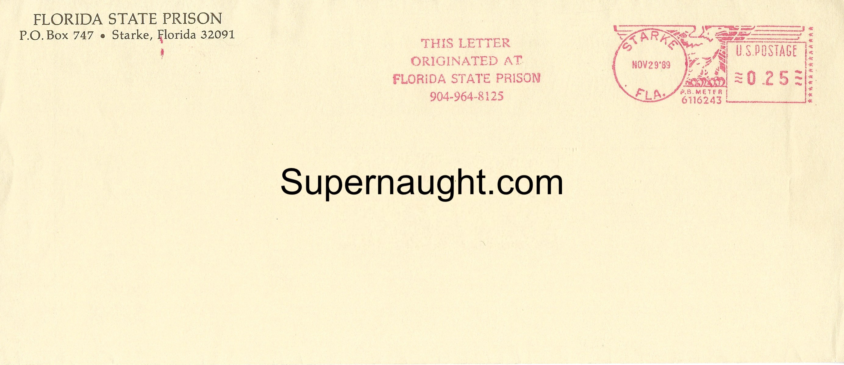 Prison Letter Regarding Ottis Toole image 2