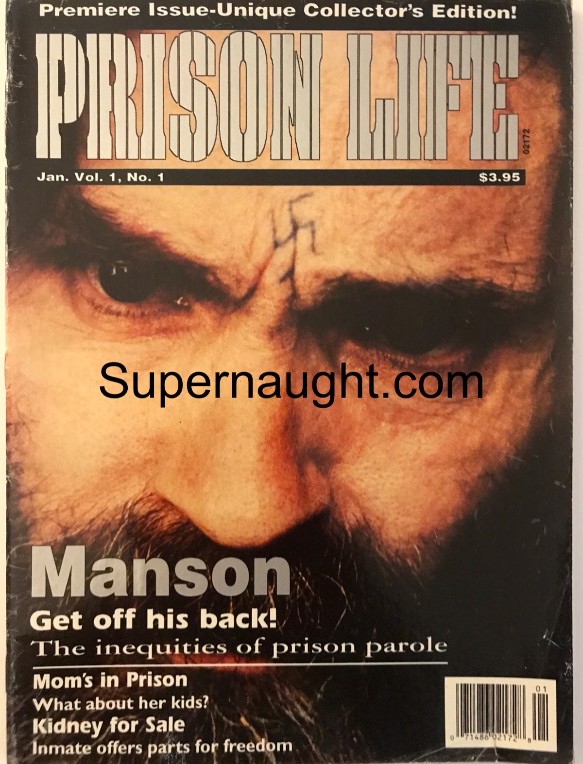 Prison Life Charles Manson Cover Premiere Issue