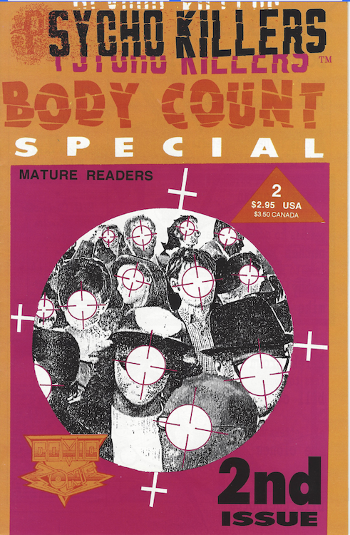 Psycho Killers Body Count 2nd Comic Book 1992