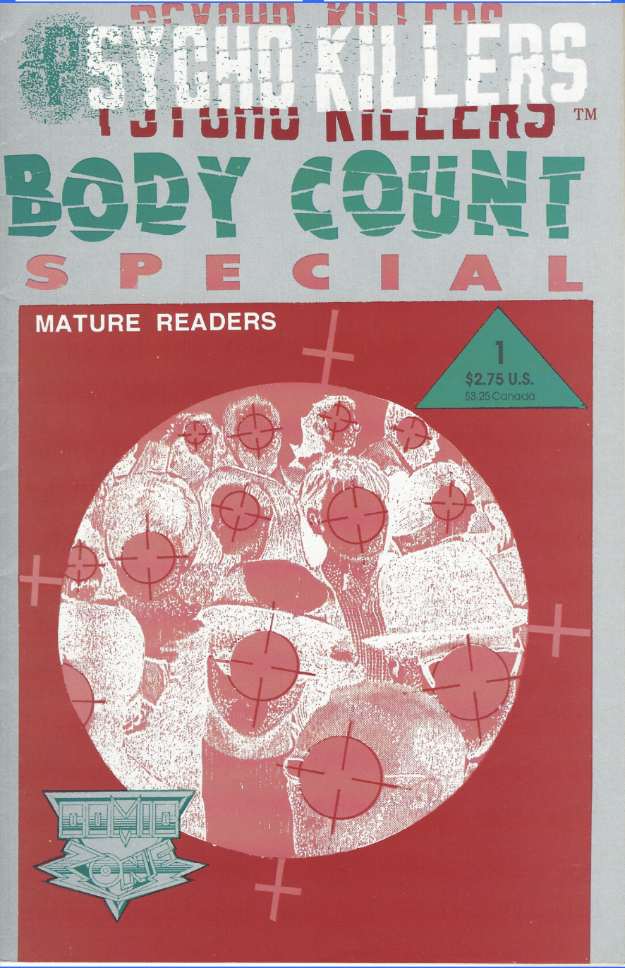 Psycho Killers Body Count Comic Book 1992 Volume 1