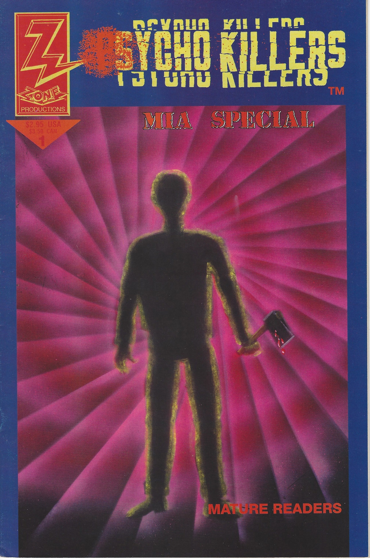 Psycho Killers MIA Special Black Dahlia Comic Book 1992