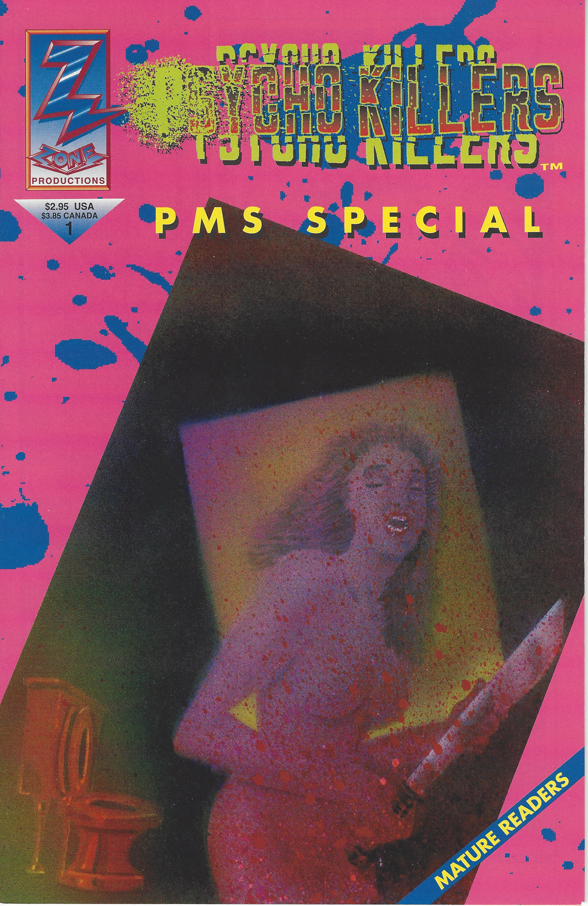 Psycho Killers PMS Special Comic Book 1st Printing