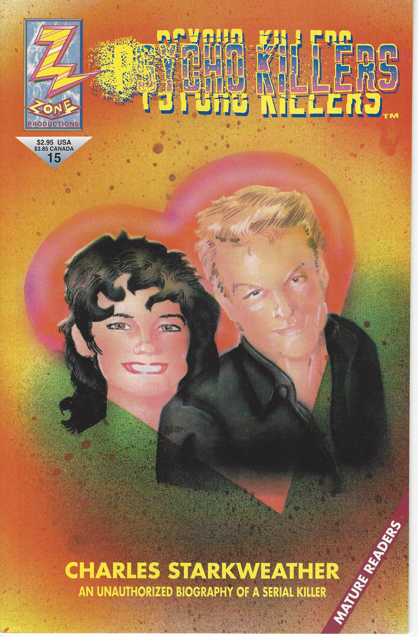 Psycho Killers Starkweather and Fugate 1993 Comic Book 1st Print