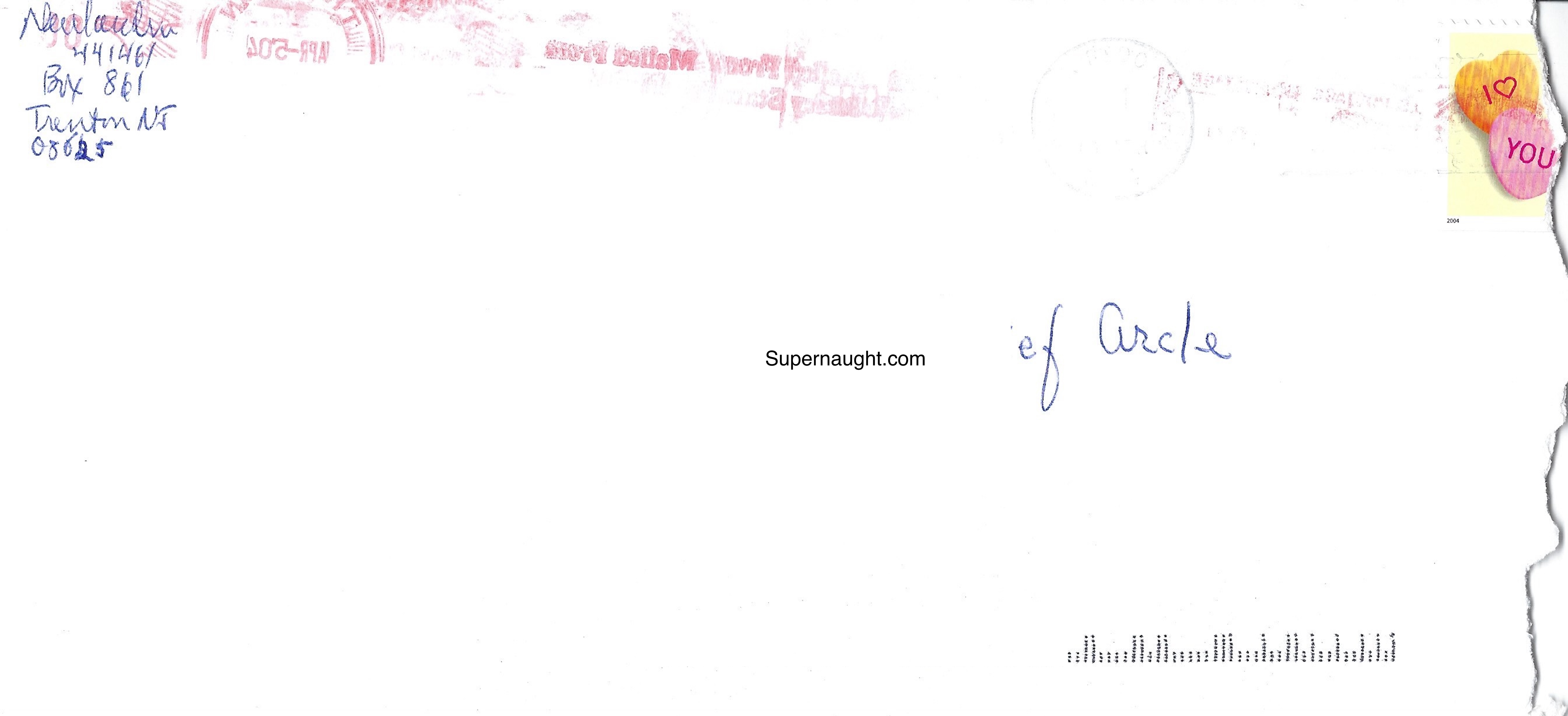 Rabbi Fred Neulander Signed Envelope