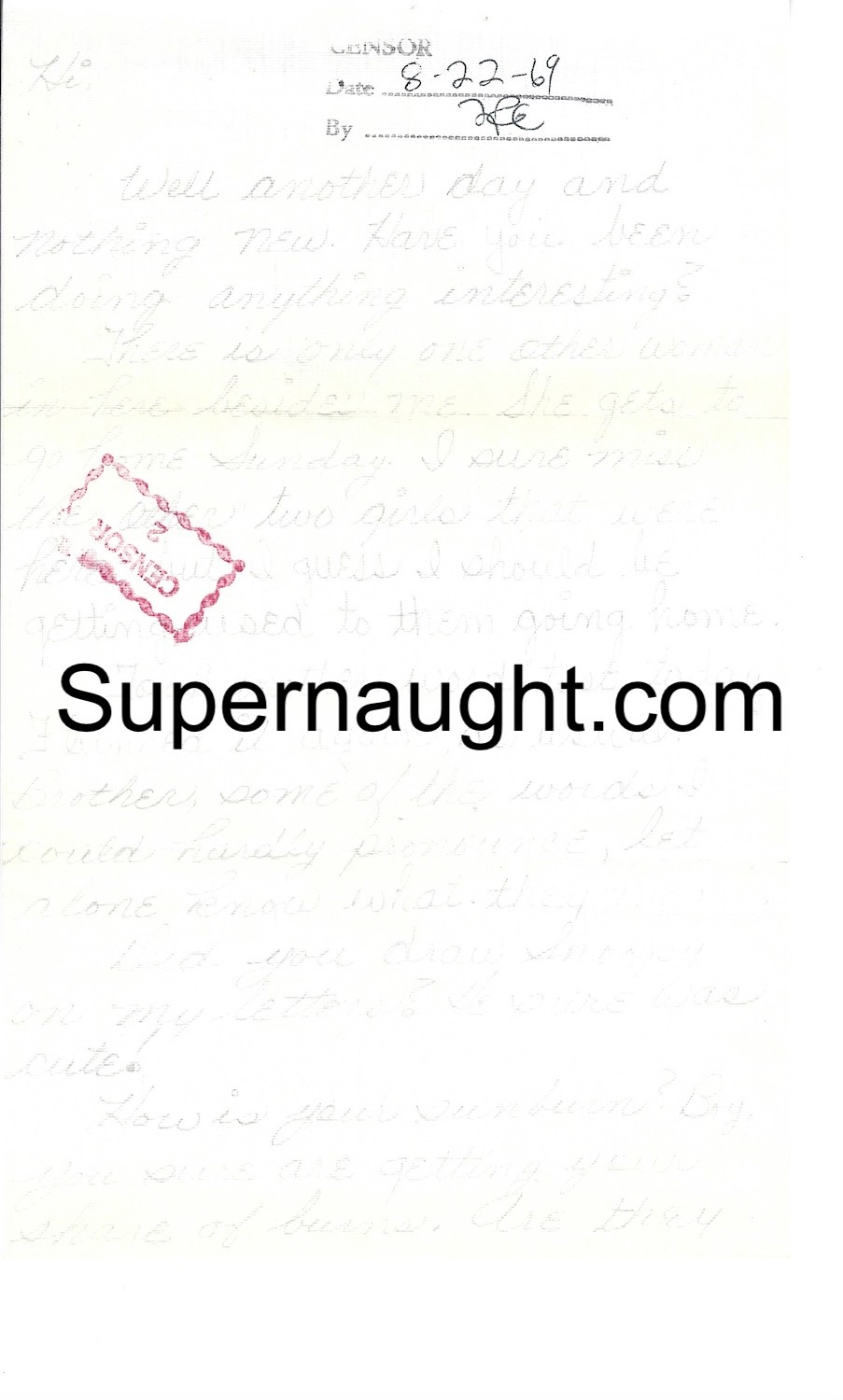 Ralphine Darcie Brudos 4 Page Letter to Jerry Signed