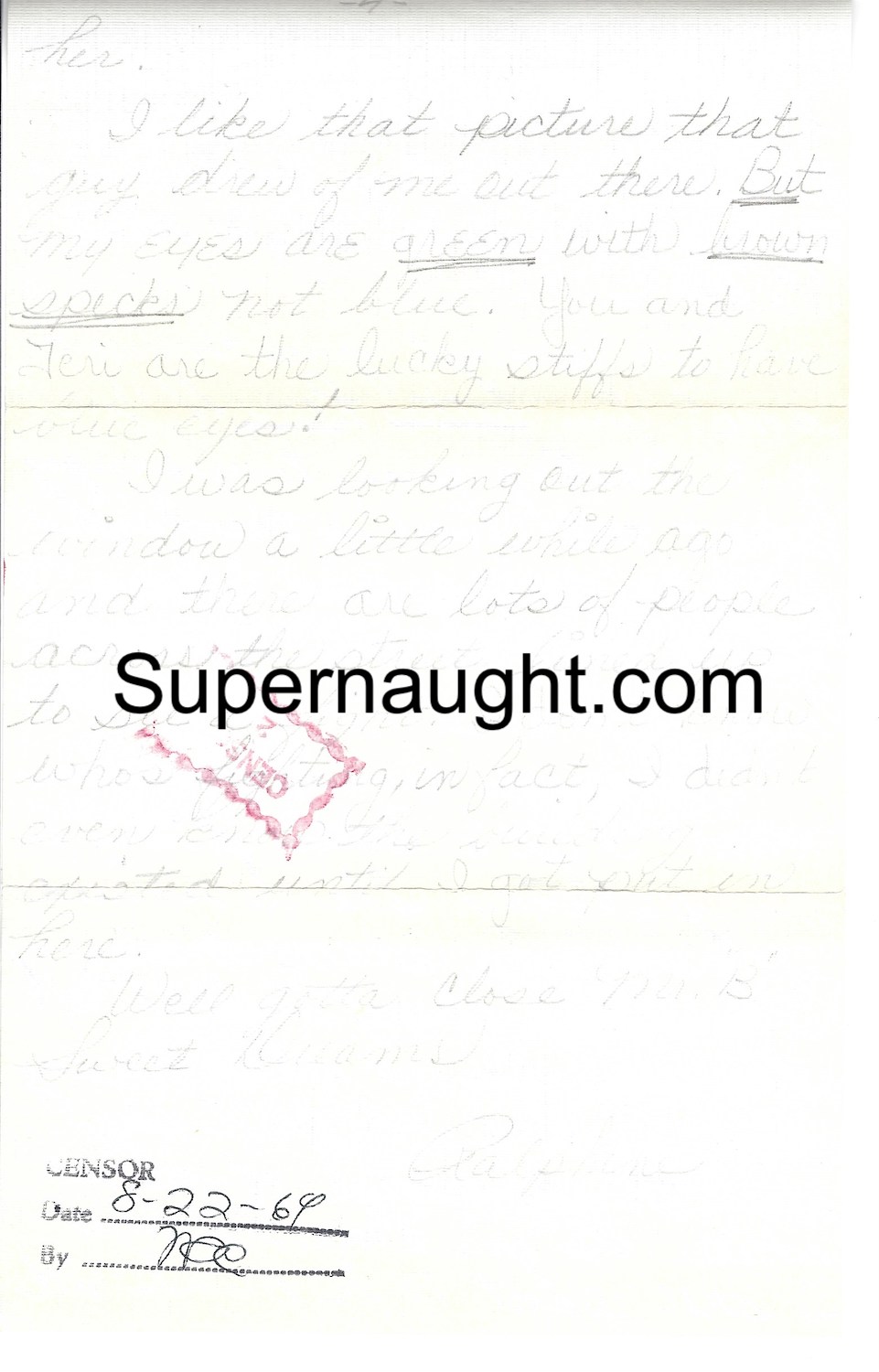 Ralphine Darcie Brudos 4 Page Letter to Jerry Signed image 4