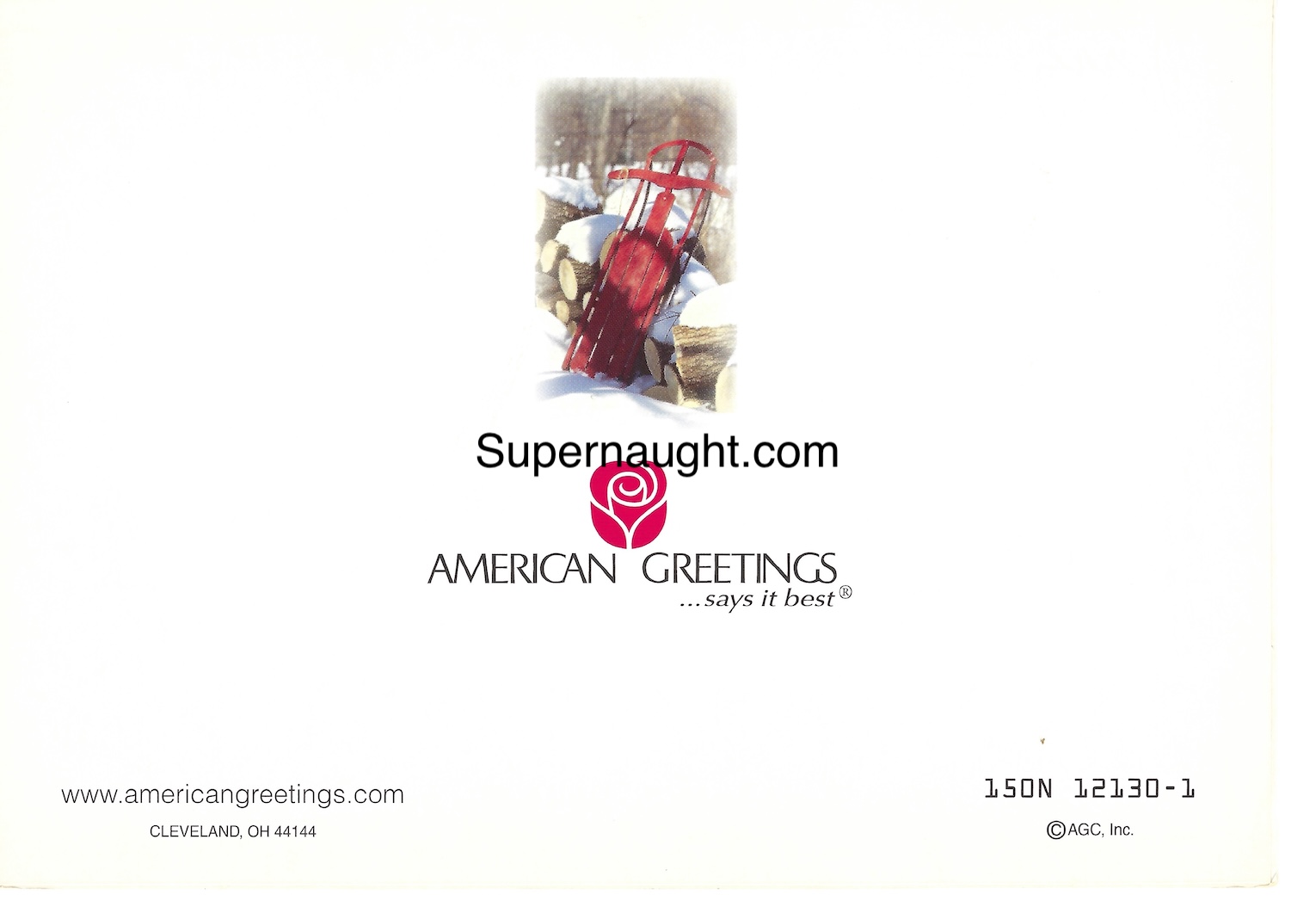 Randy Kraft Signed Christmas Card with Envelope image 3