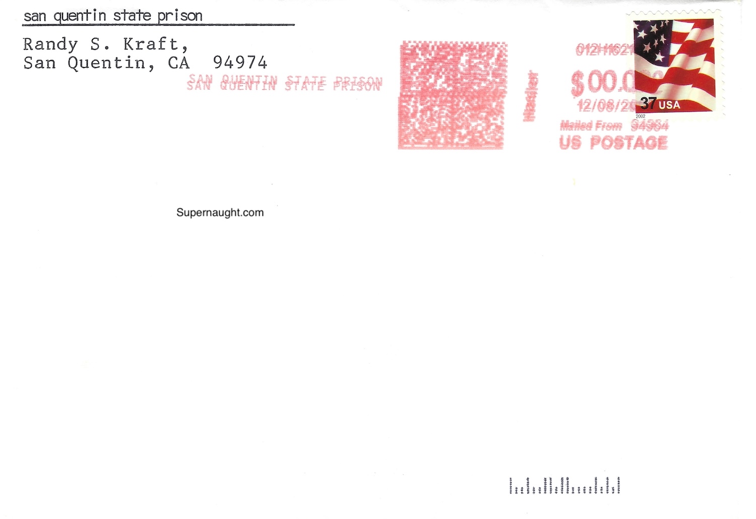 Randy Kraft Signed Christmas Card with Envelope image 4