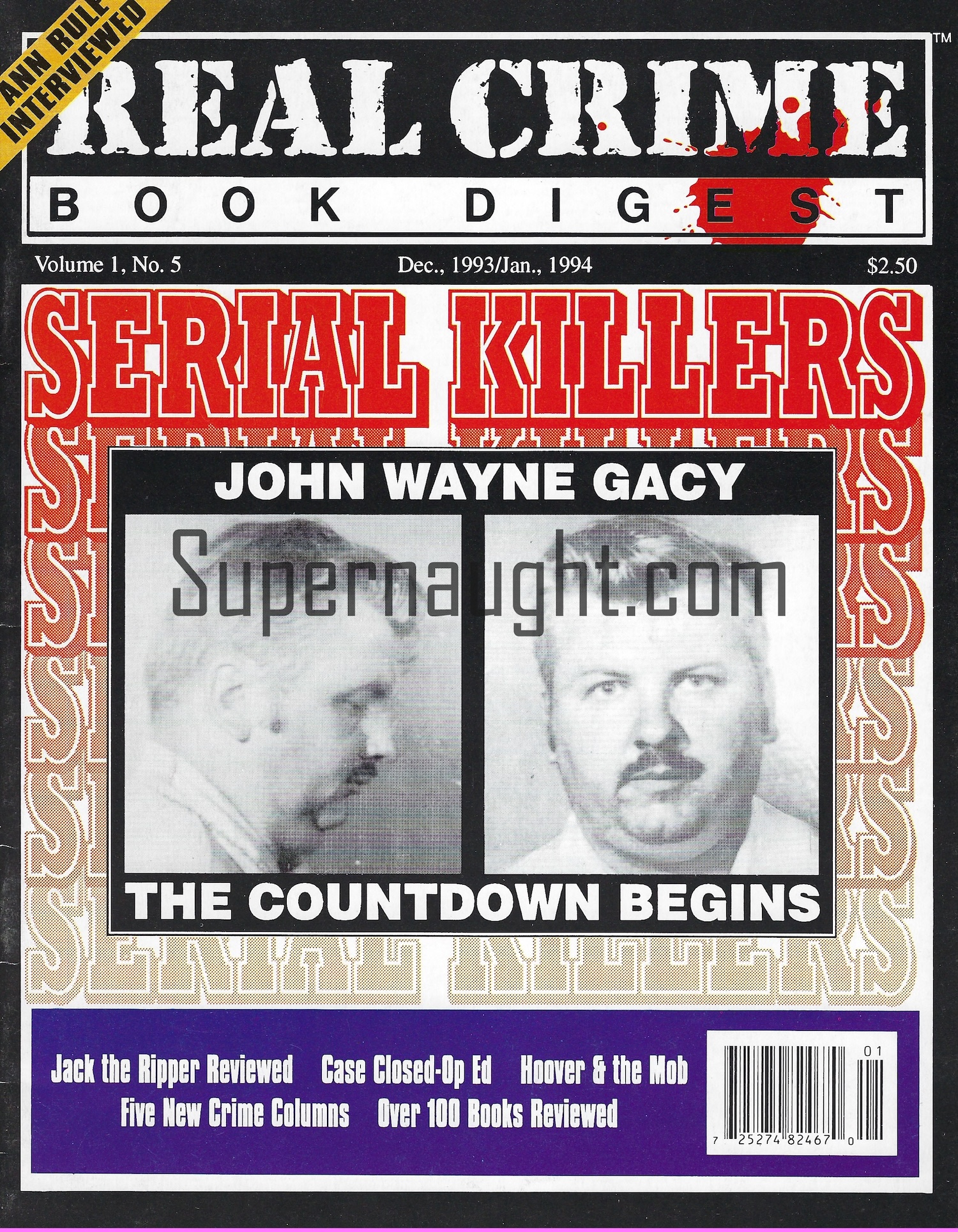 Real Crime Book Digest Execution Countdown Begins John Wayne Gacy 1993/94