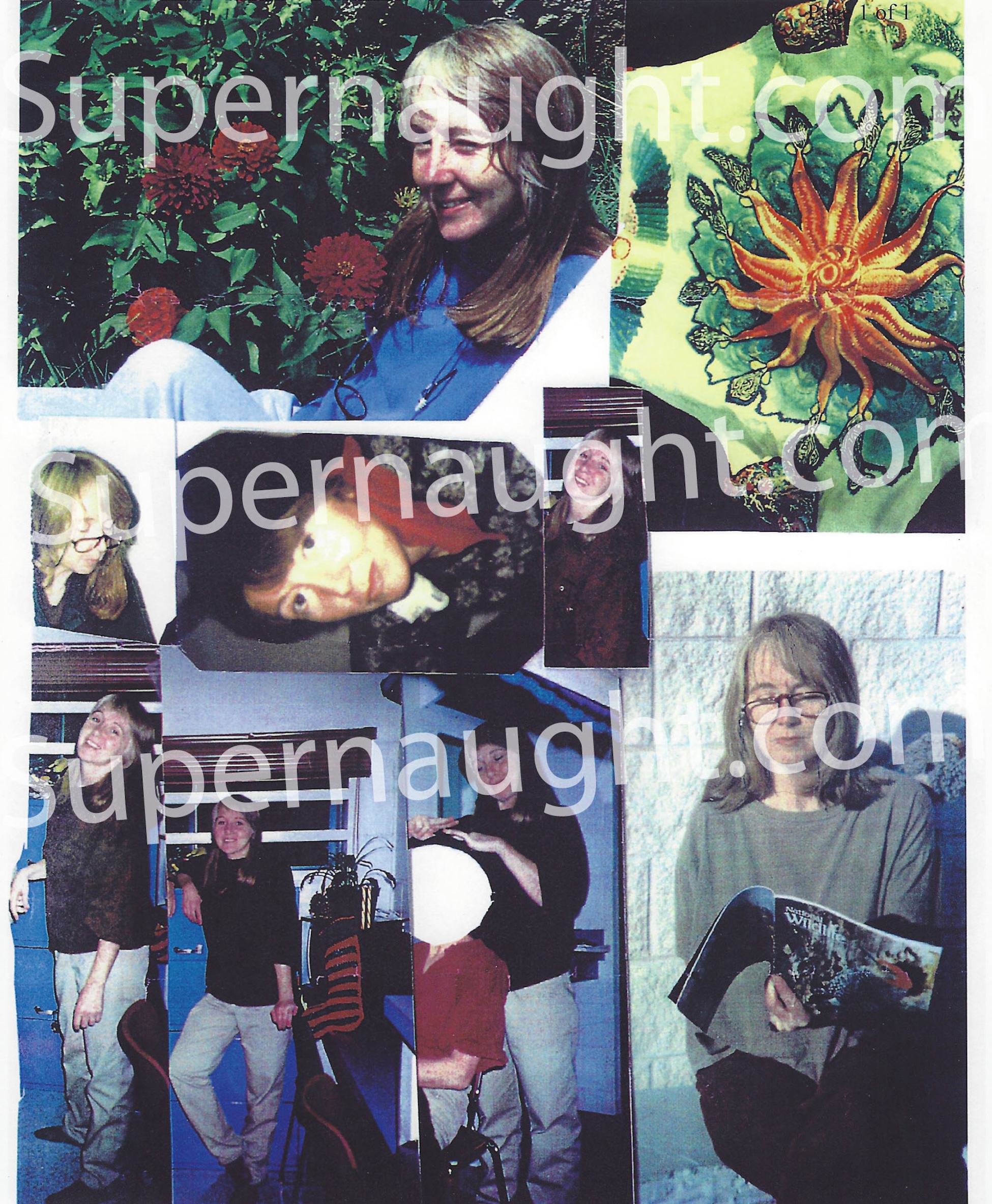 Lynette Fromme Photo Collage Manson Family Red