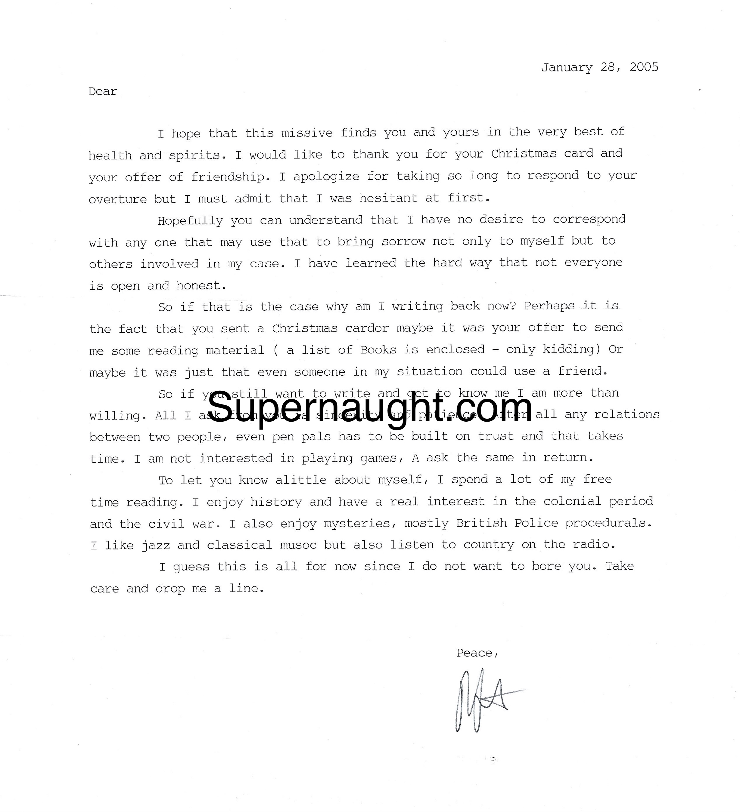 Richard Angelo Letter Signed with Envelope