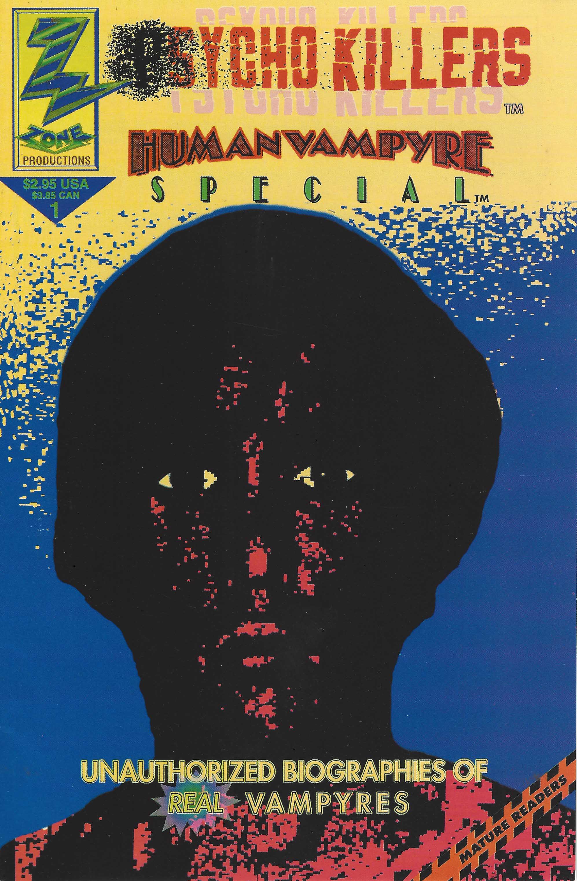 Richard Chase Psycho Killers Comic Book 1993