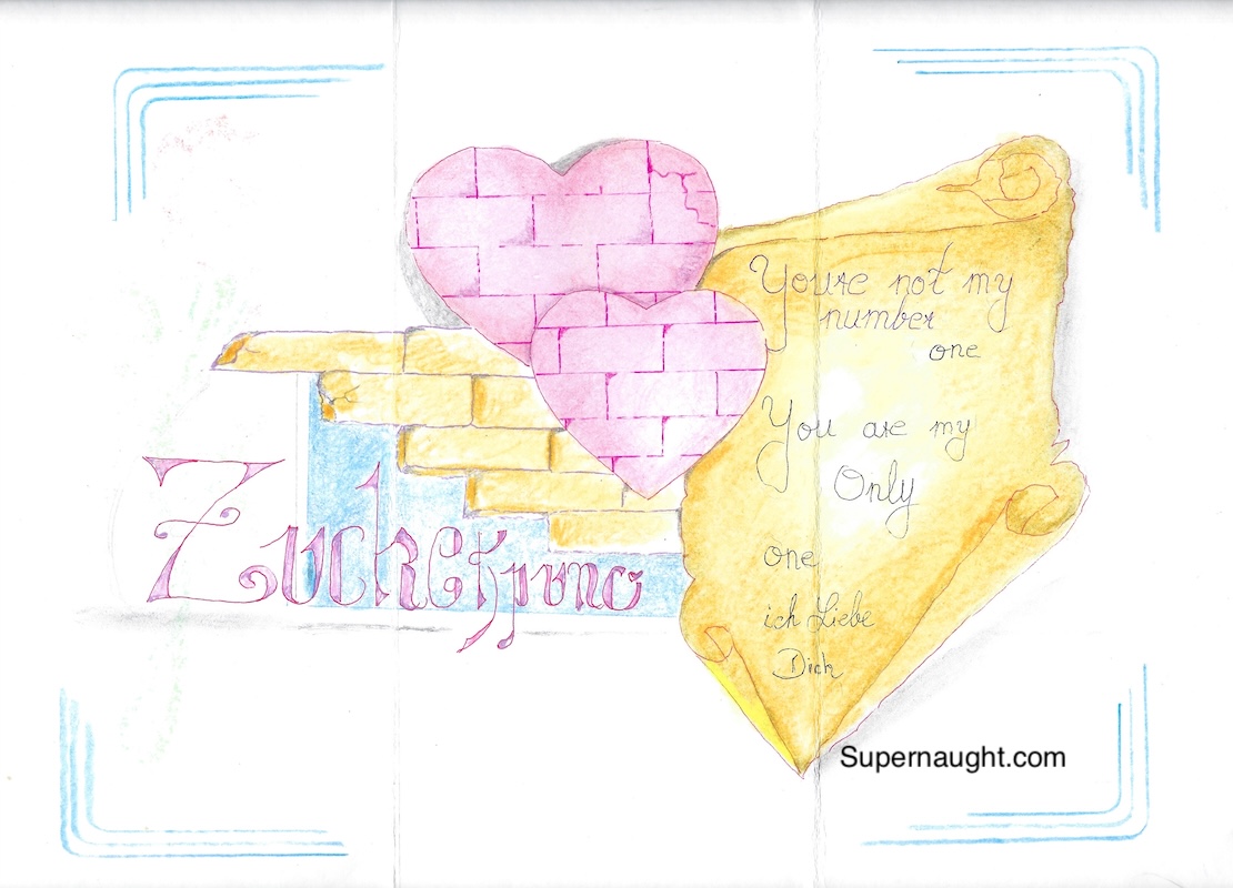 Richard Clarey Card Artwork with Signed Envelope