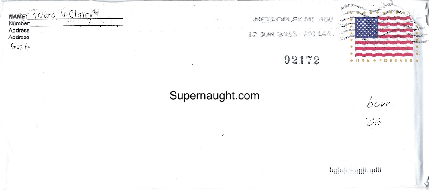 Richard Clarey Graphic Card Artwork with Signed Envelope image 5