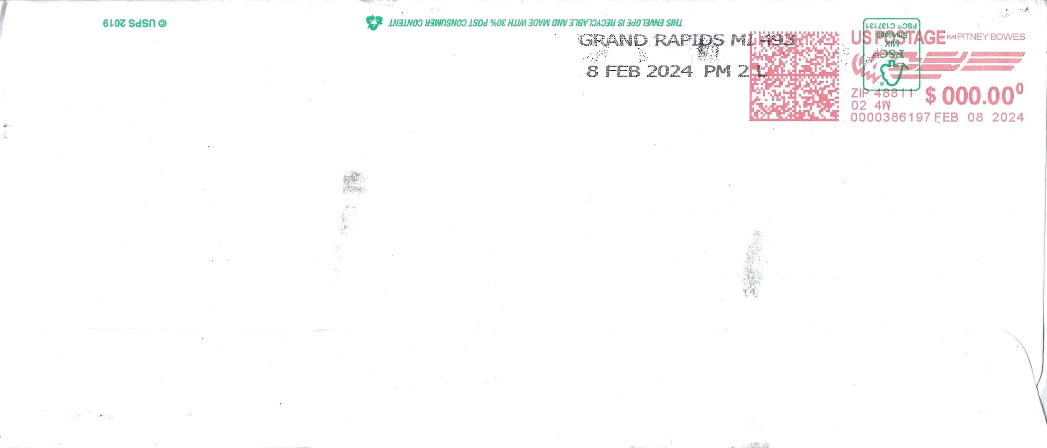 Richard Clarey Handmade Valentine's Card Artwork and Envelope Both Signed image 5