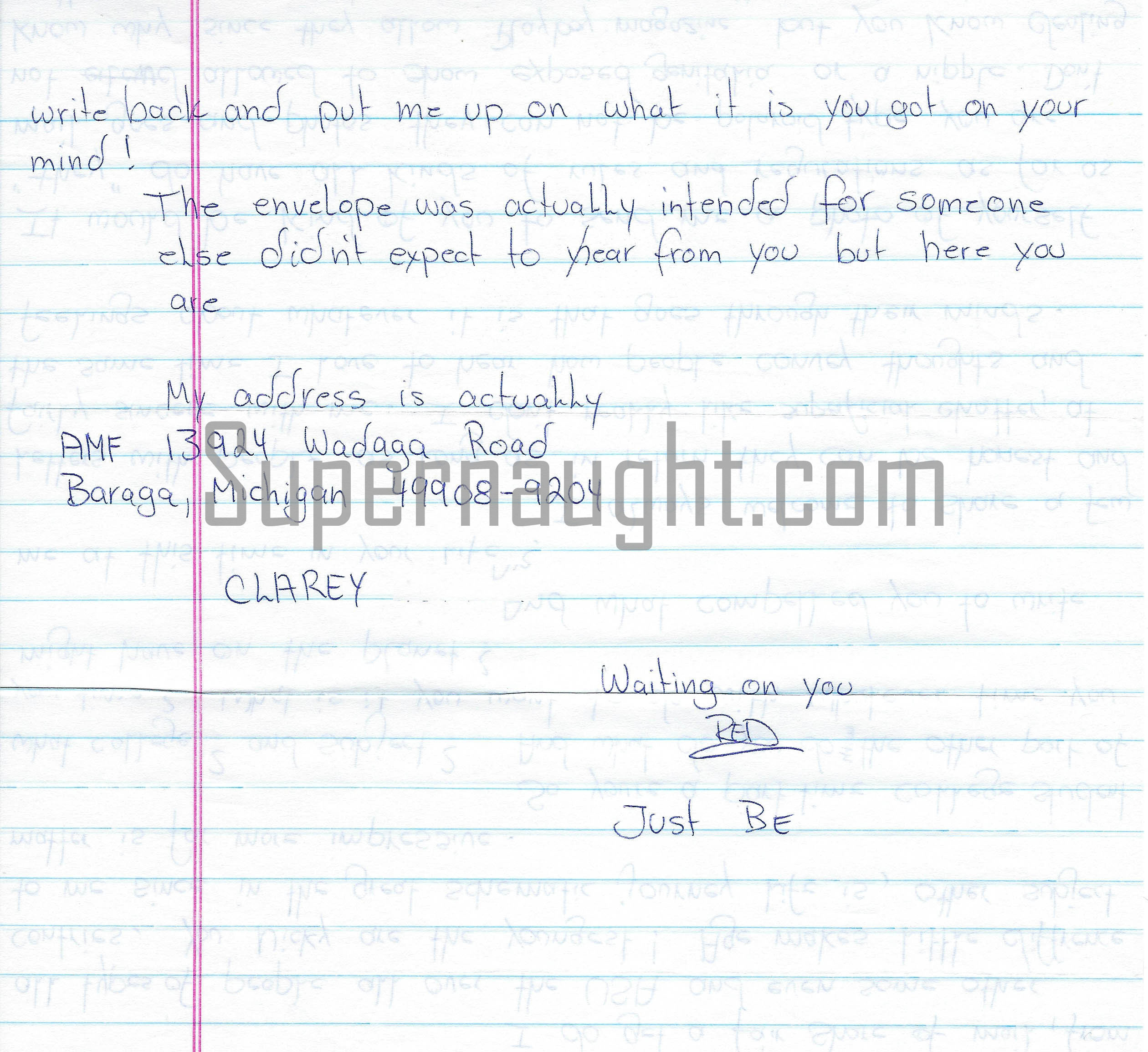 Richard Clarey Letter and Envelope Artwork Set Both Signed image 3