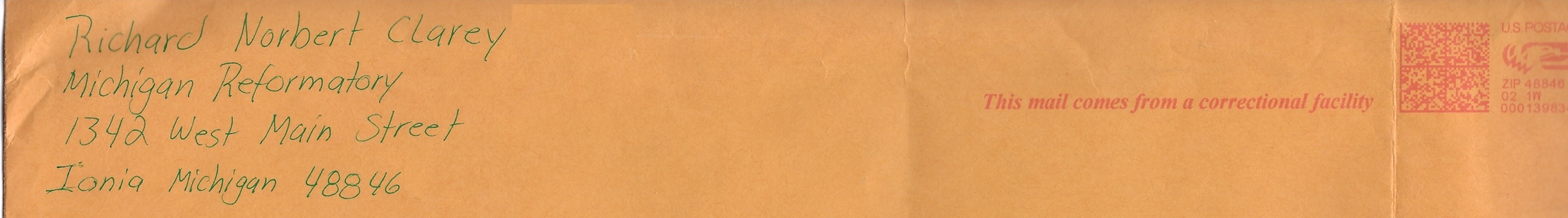 Richard Clarey Signature in Full