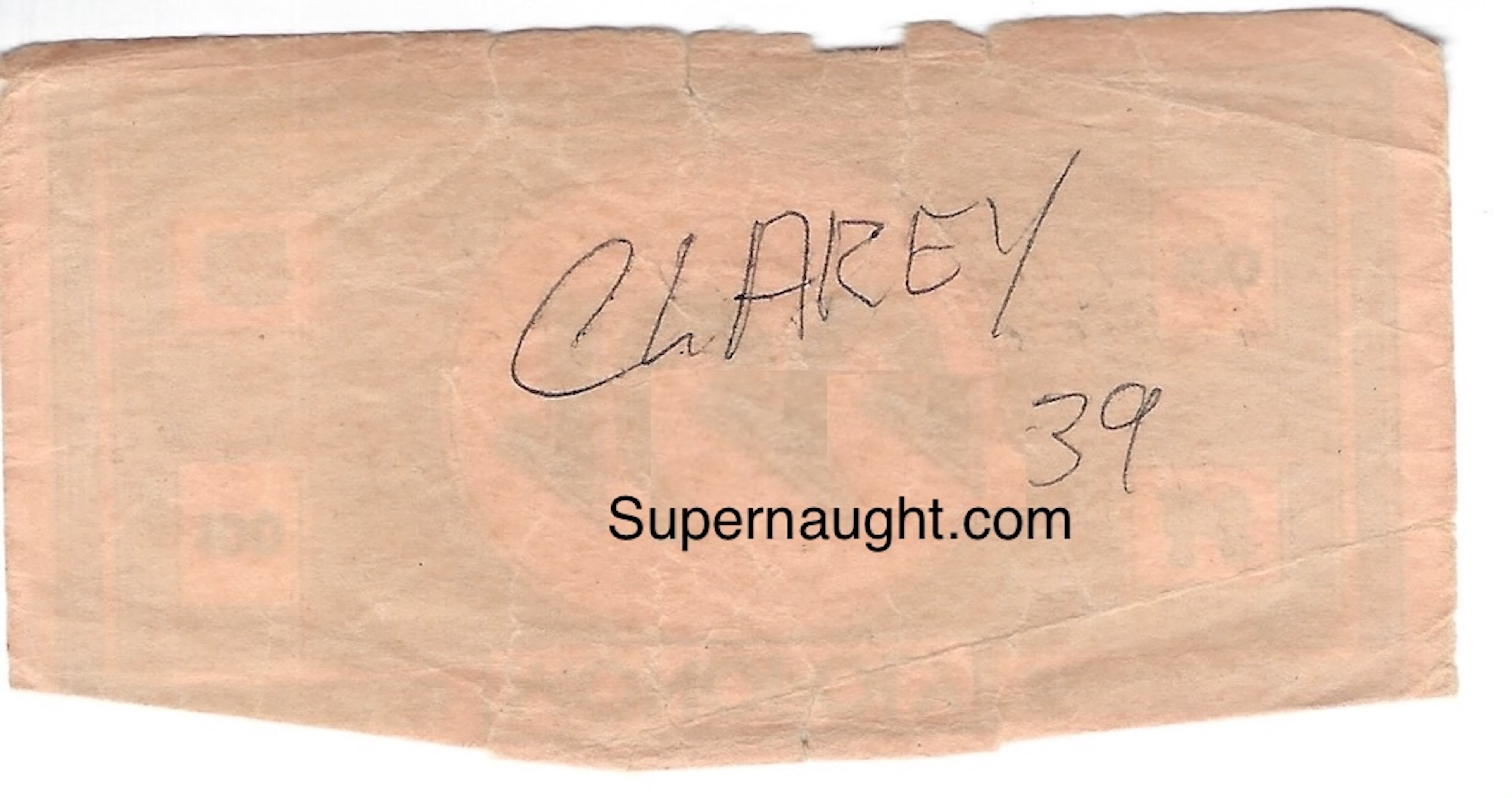 Richard Clarey Signed Monopoly Money