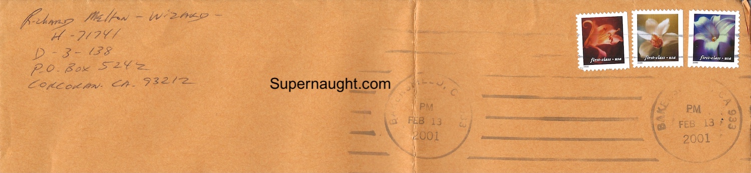Richard Melton Signed Envelope