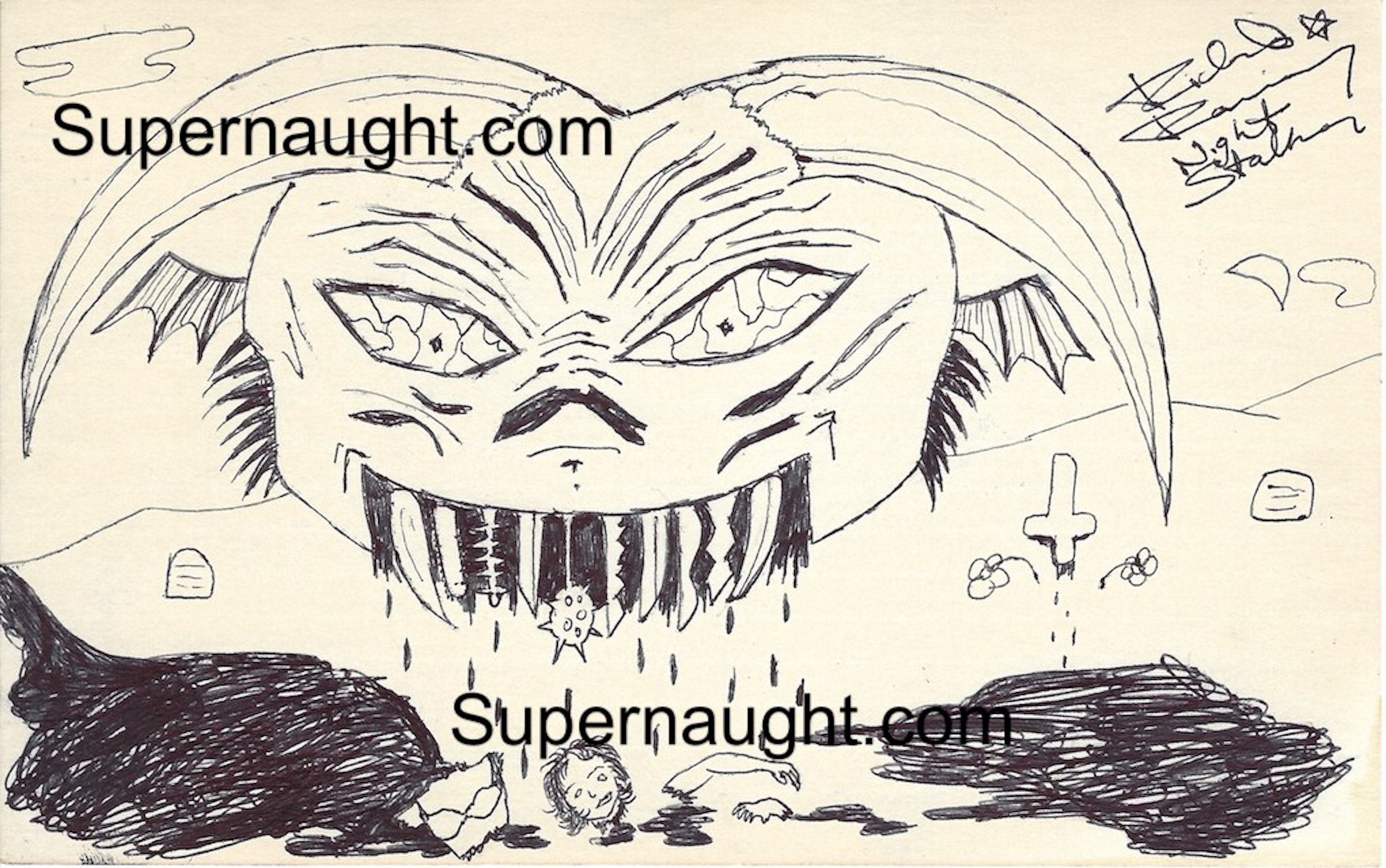 Richard Ramirez Dismemberment Artwork Signed