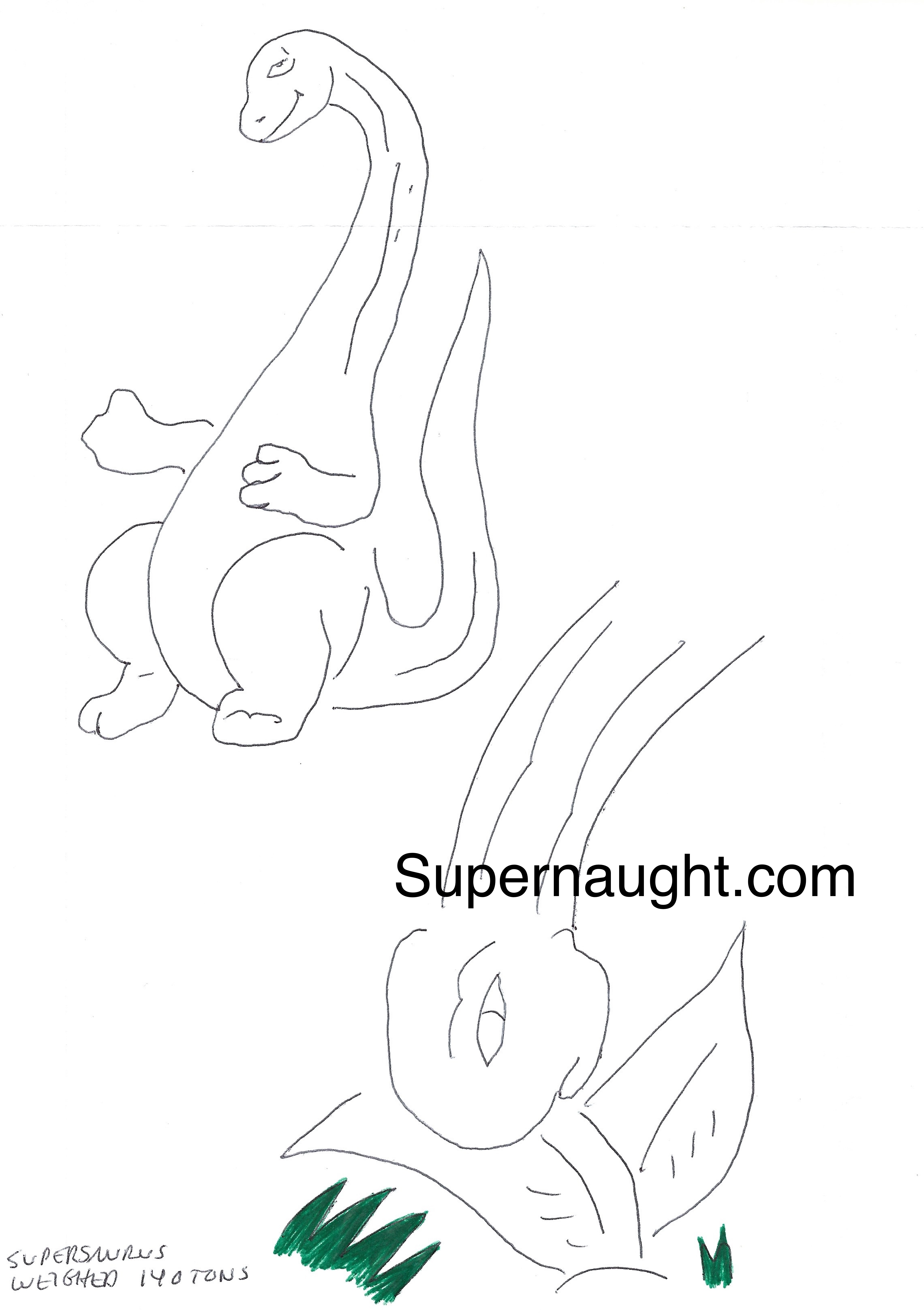 Richard Ramirez Drawing Supersaurus