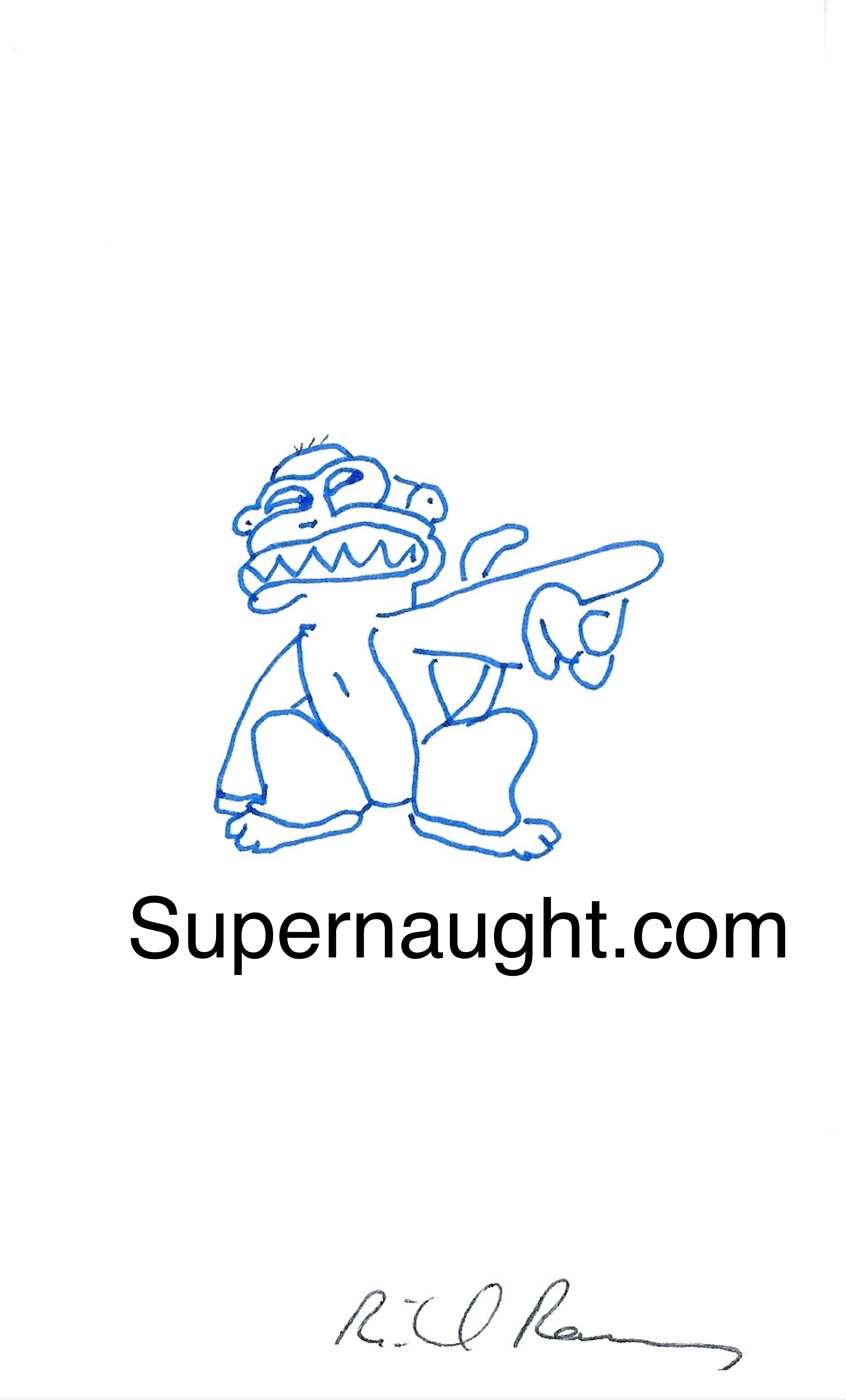Richard Ramirez Evil Monkey Family Guy Artwork Signed